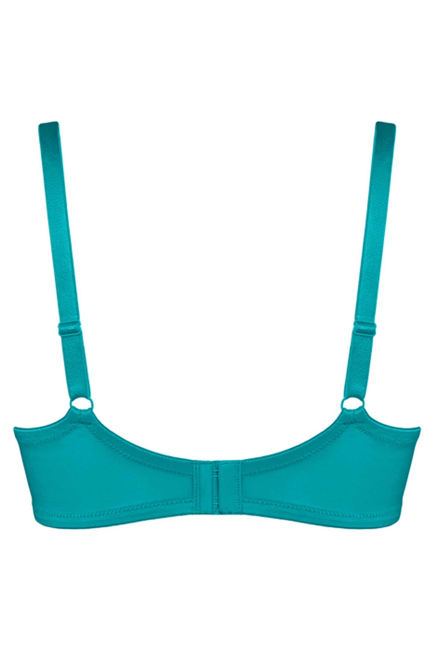 DAME DE PARIS LAKE BLUE AND GOLD PLUNGE BRA 3