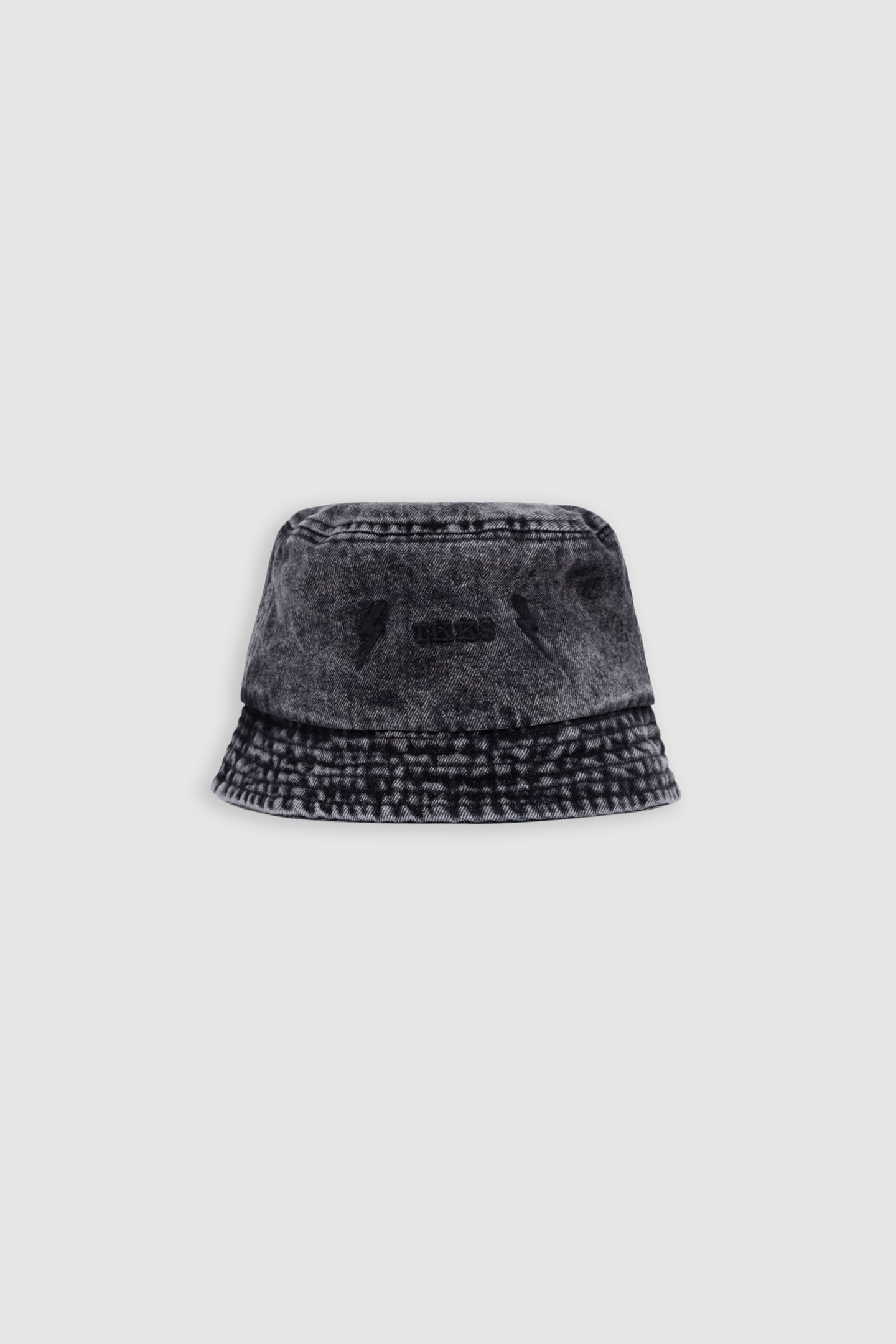 BOB IN GREY DENIM WITH EMBROIDERY 1