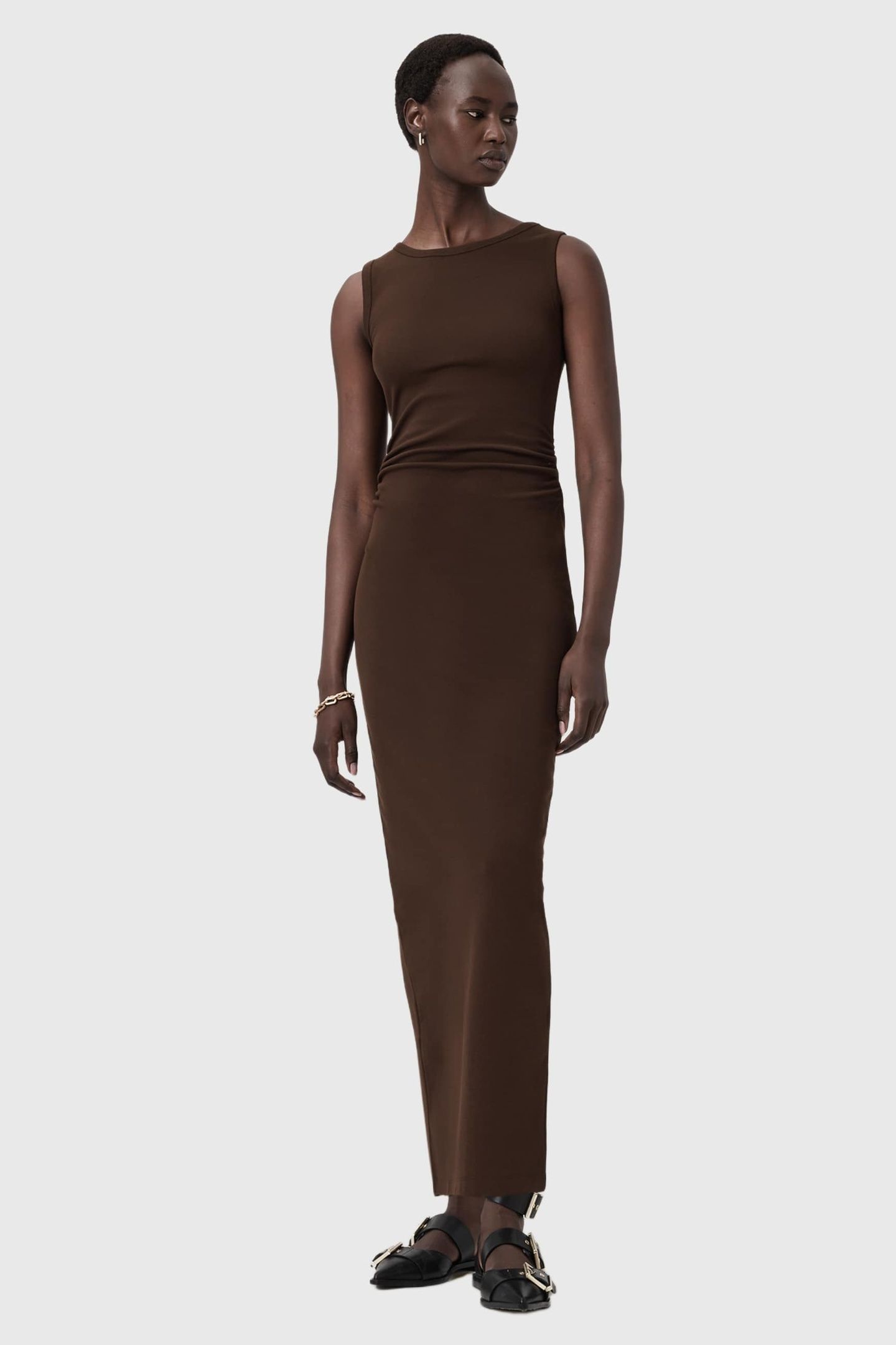 KATARINA DRESS TORTE BROWN 1