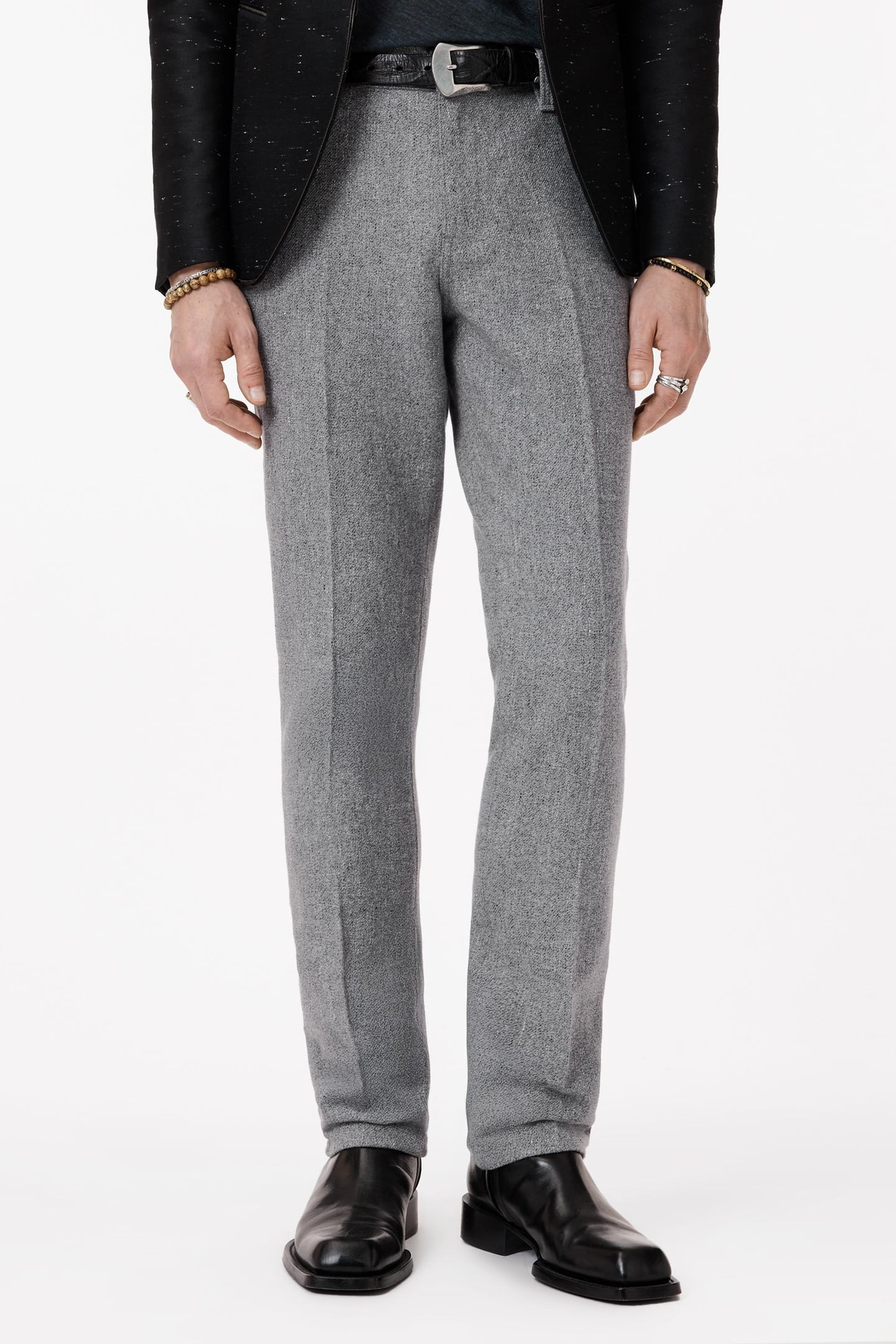 ELY PANTS - RELAX PANTS WITH WAIST BELTE TEA STAIN 1