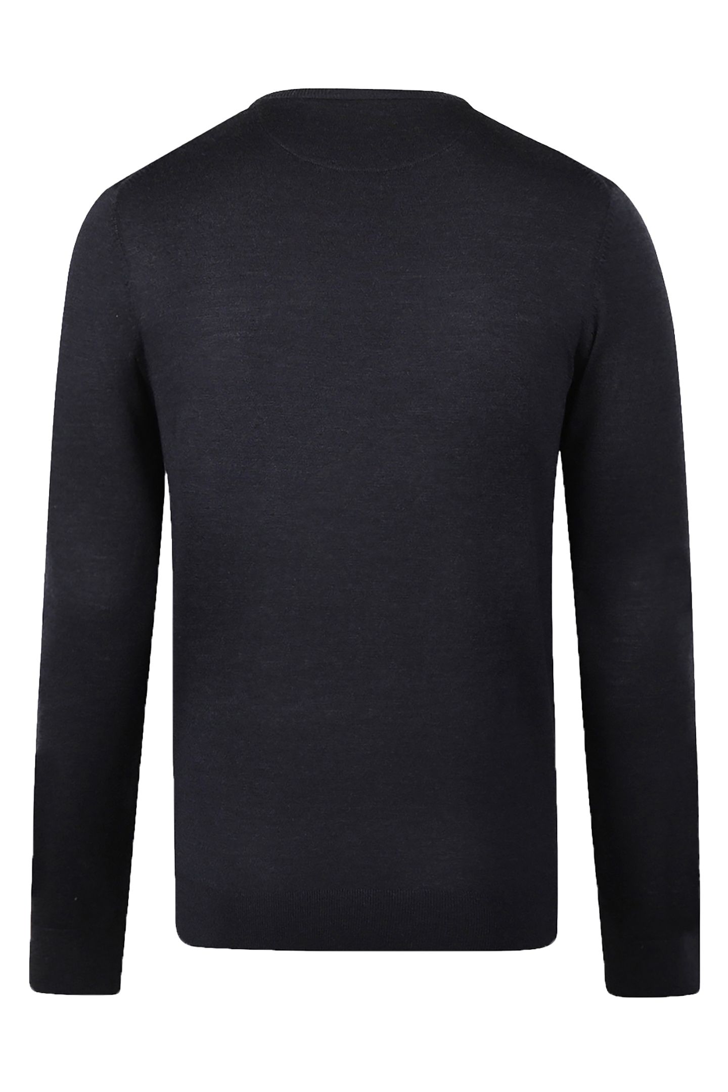 EXTRA FINE MERINO C-NECK SWEATER NAVY 2