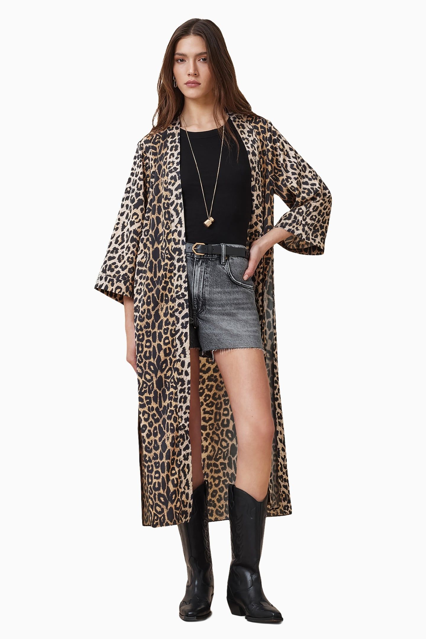 CARINE KIMONO LEPPO BROWN 1