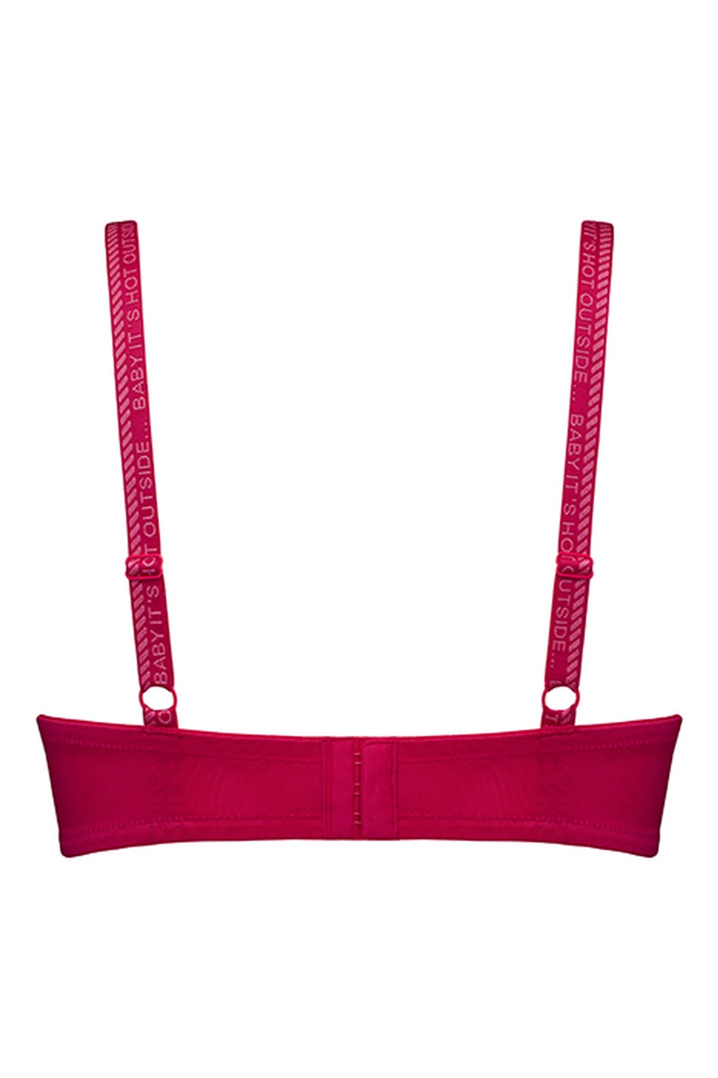 DAME DE PARIS AZALEA RED BALCONY BRA 3