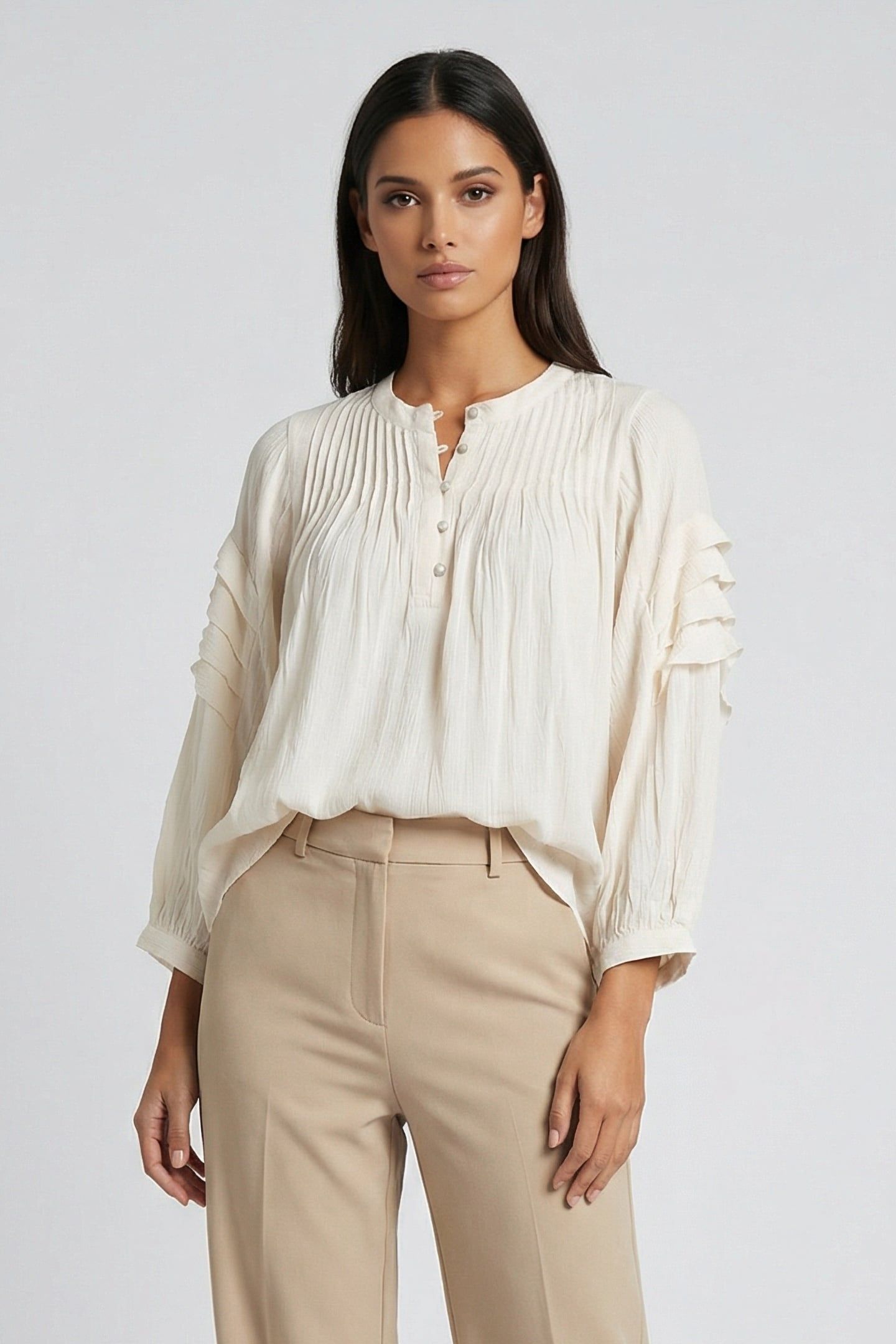 FREYA TOP ECRU 1