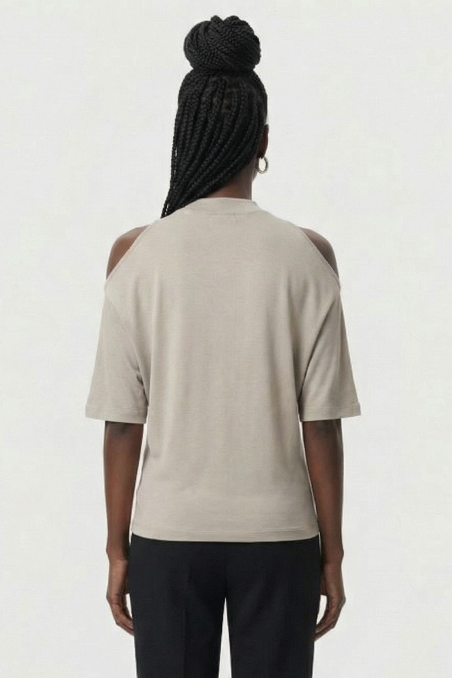 FLORAM T-SHIRT STONE GREY 2