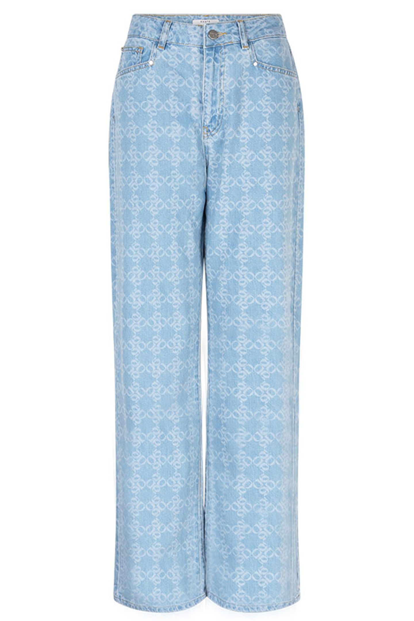 NUIT WIDELEG MONOGRAM JEANS SKYWASH BLUE 3
