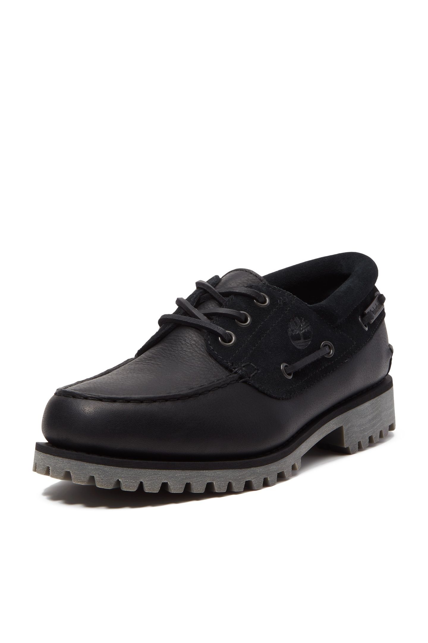 AUTHENTIC BOAT SHOE BLACK FULL GRAIN W BLACK 2