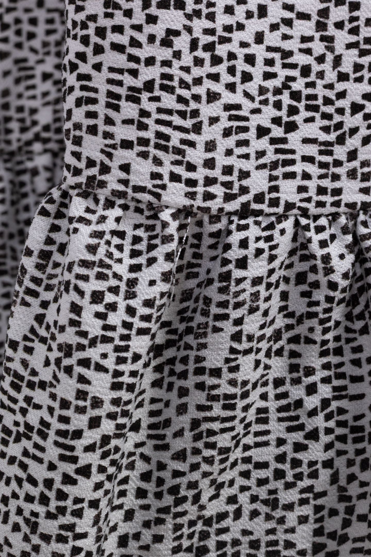 BLACK GRAPHIC PRINT MAXI DRESS 6