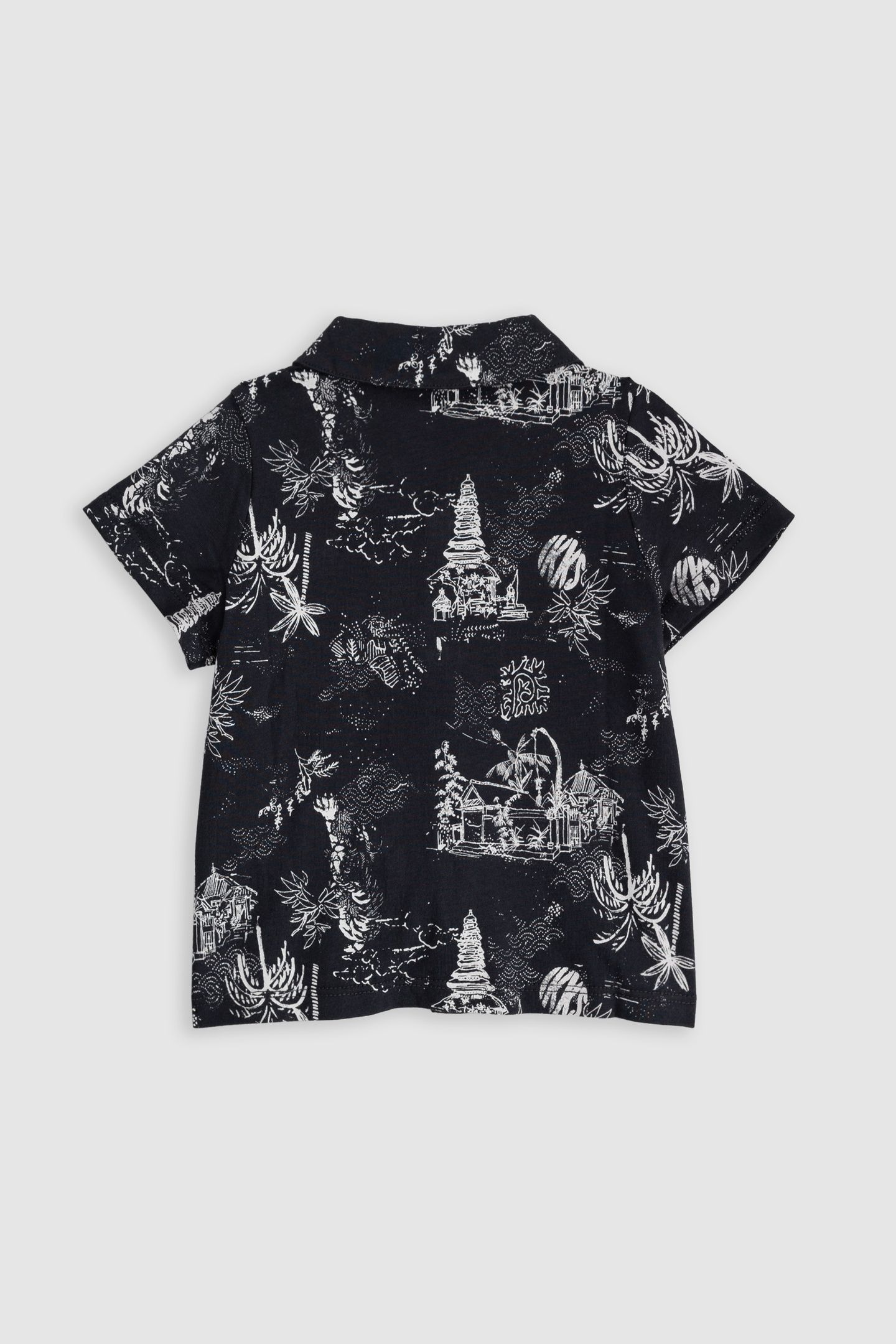 GREY JUNGLE PRINT SHIRT 2