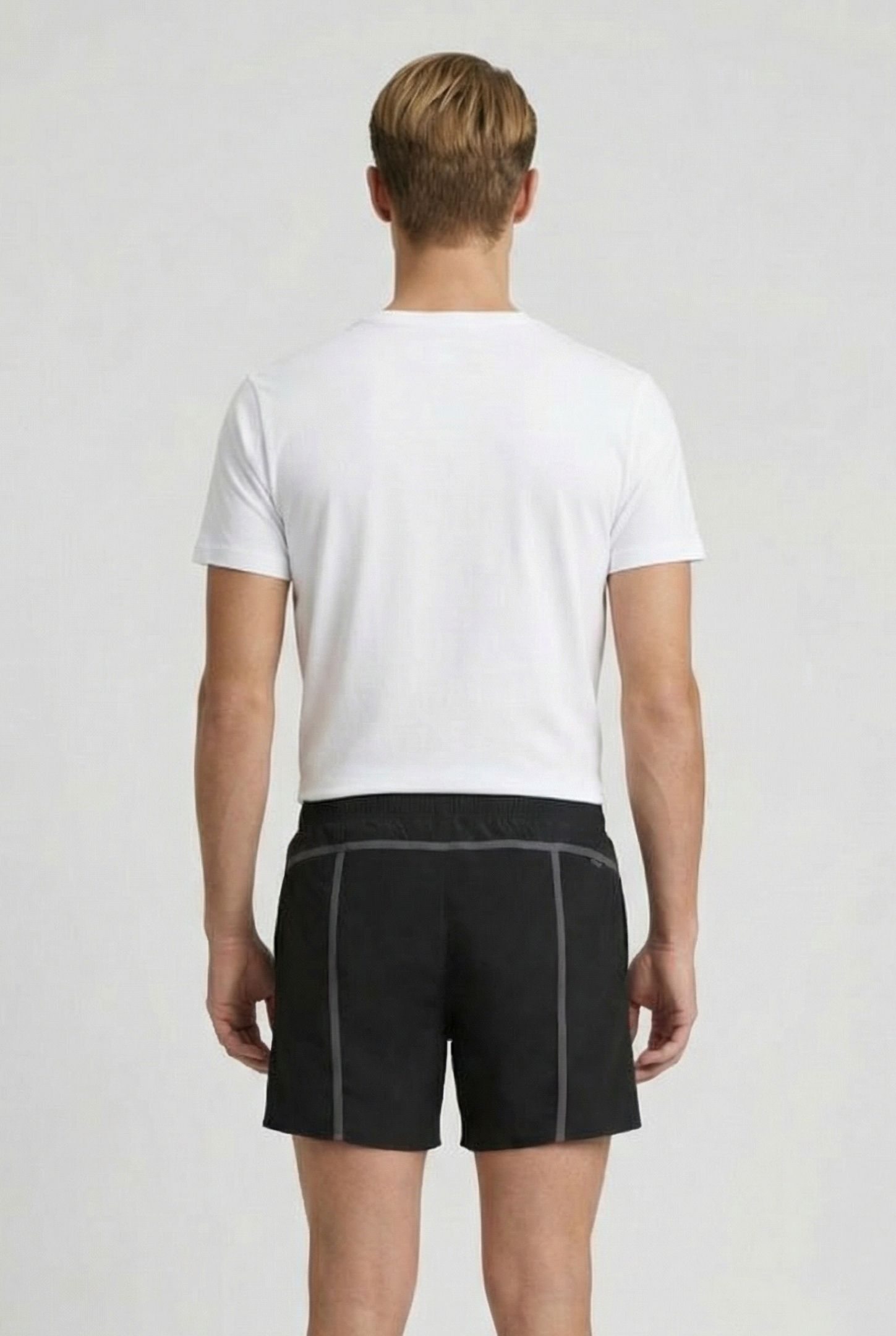 MEN'S ARENA PRO_FILE BEACH SHORT BLACK-ASPHALT-GOLD 2
