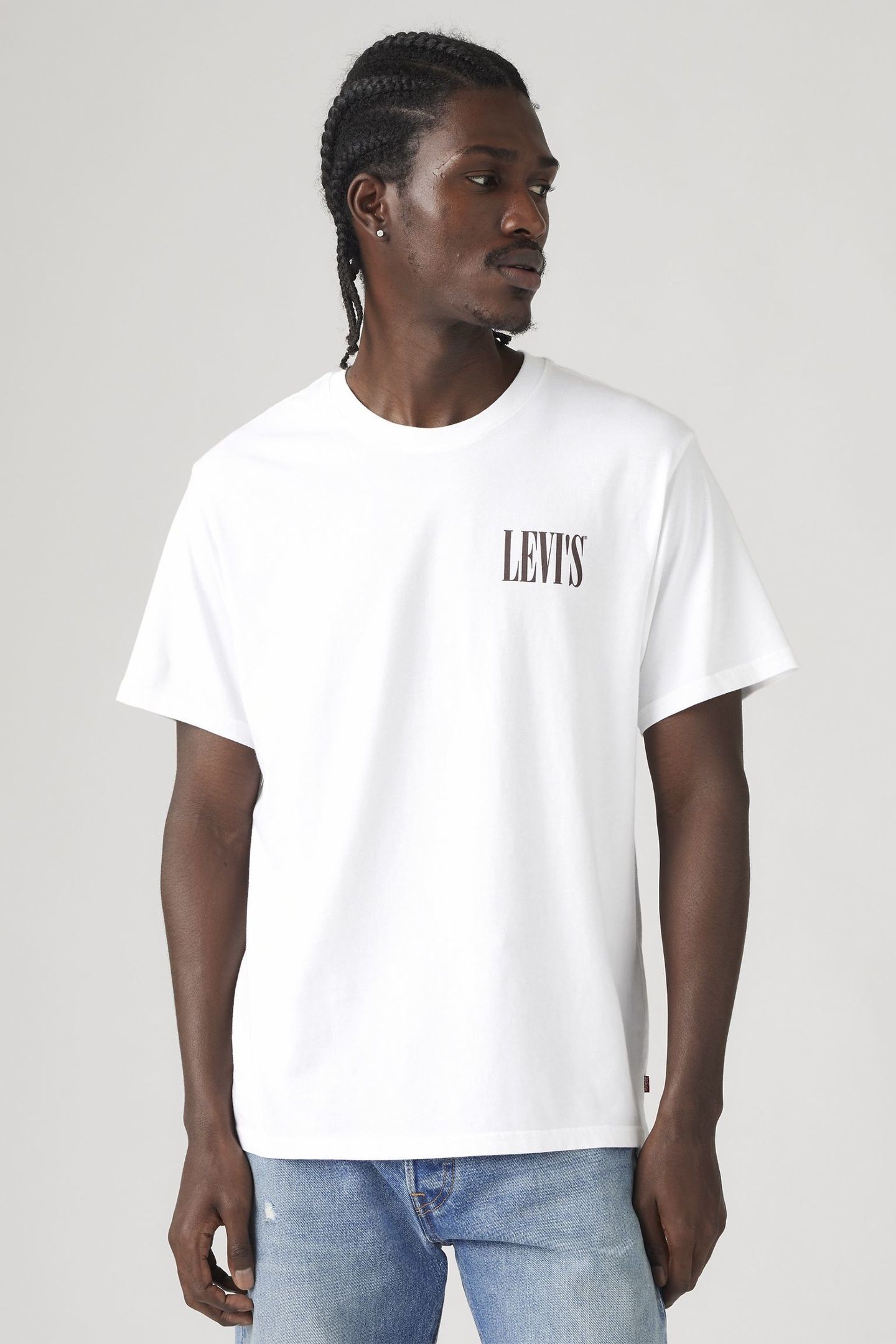 SS RELAXED FIT TEE SSNL SERIF LOGO BRIGH 3