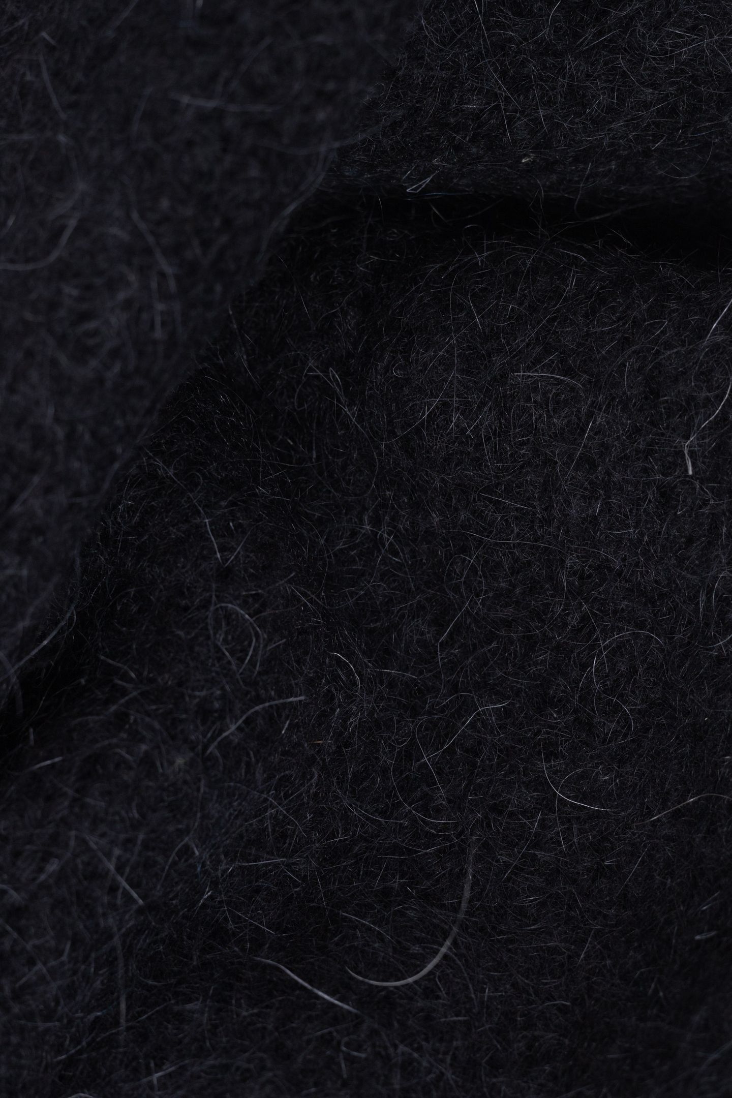 FANCY KNIT BLACK CARDIGAN BLACK 5