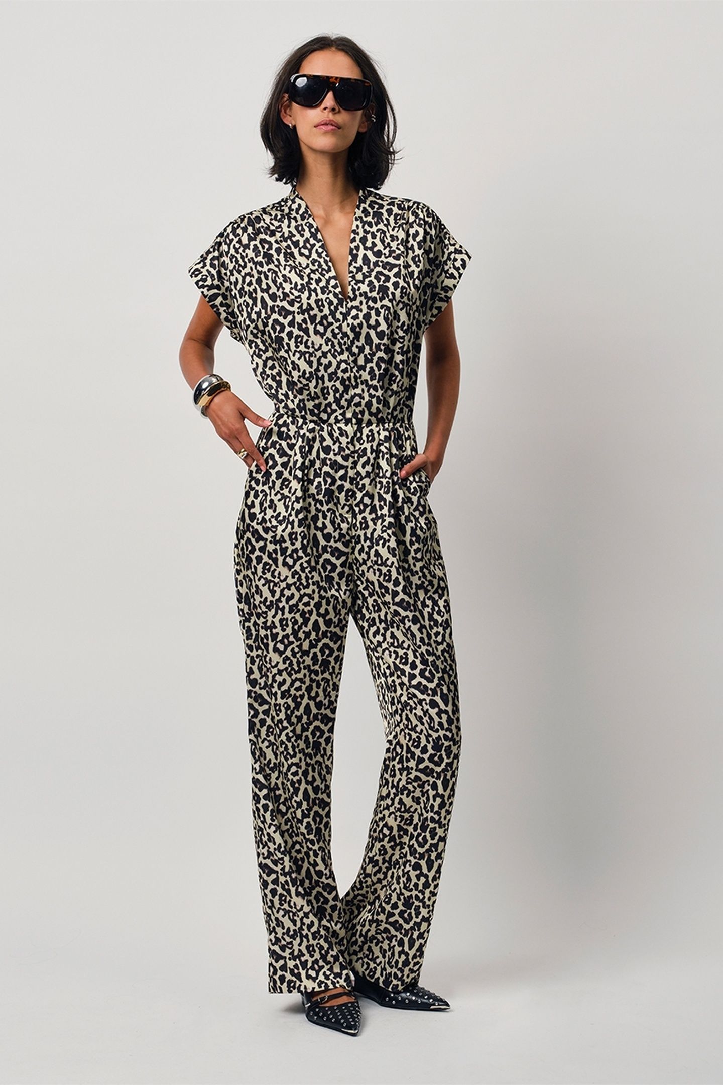 OYANA LEOPARD PRINTED JUMPSUIT MULTICOLOUR 1