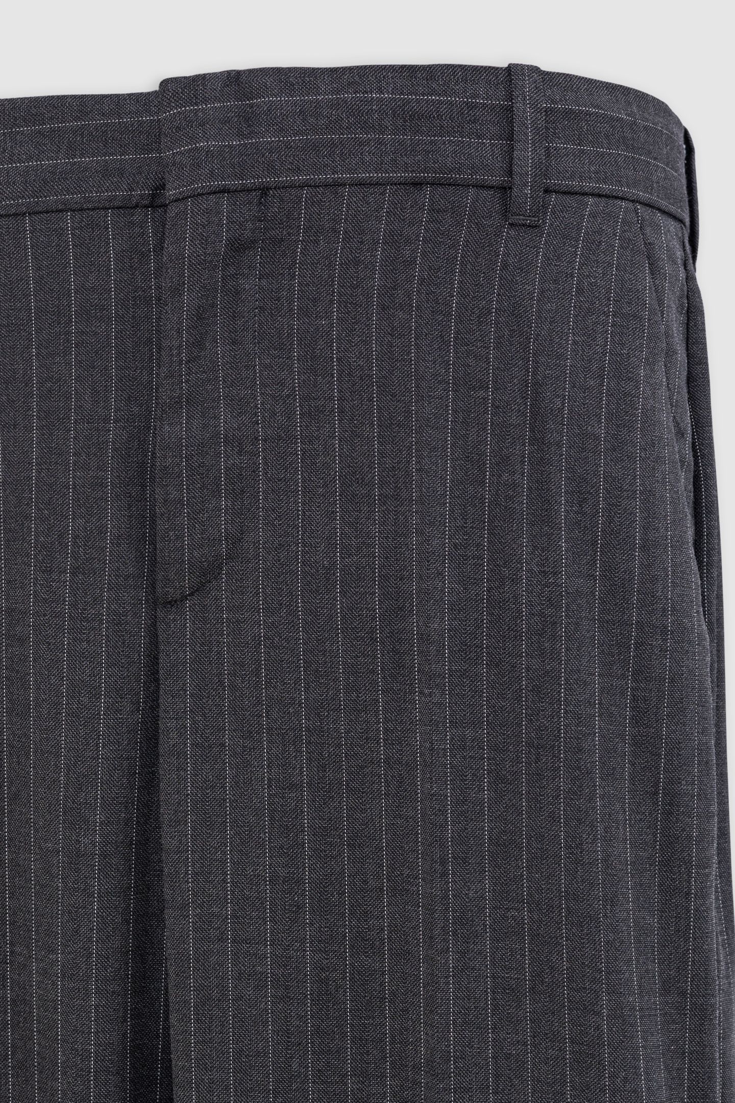GREY SUIT PANTS WITH TENNIS STRIPES 2