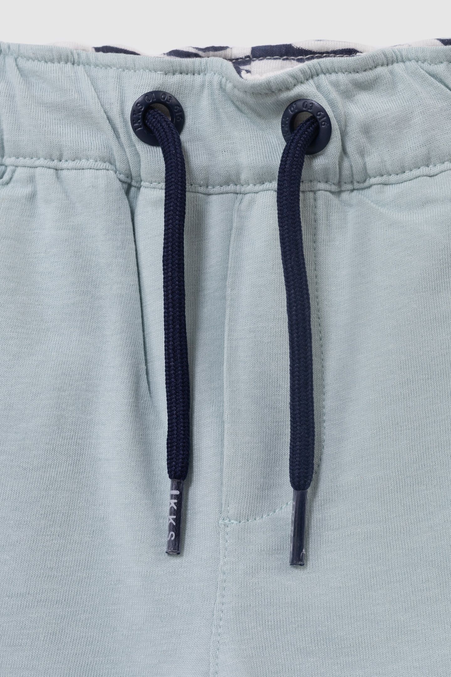 REVERSIBLE NAVY AND AQUA GREEN BERMUDA SHORTS 4
