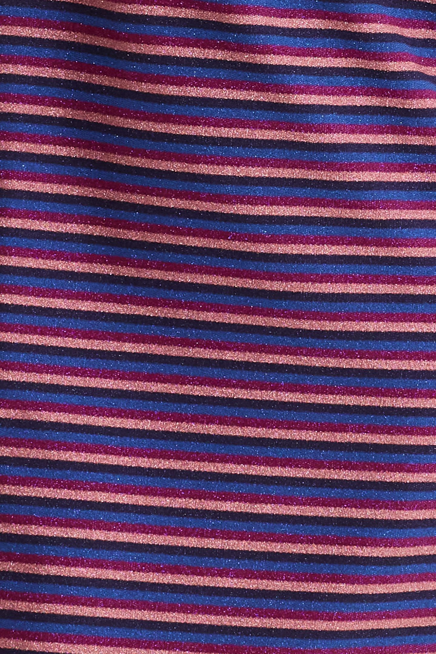 PURPLE STRIPED LUREX MULTICO DRESS VIOLINE 7