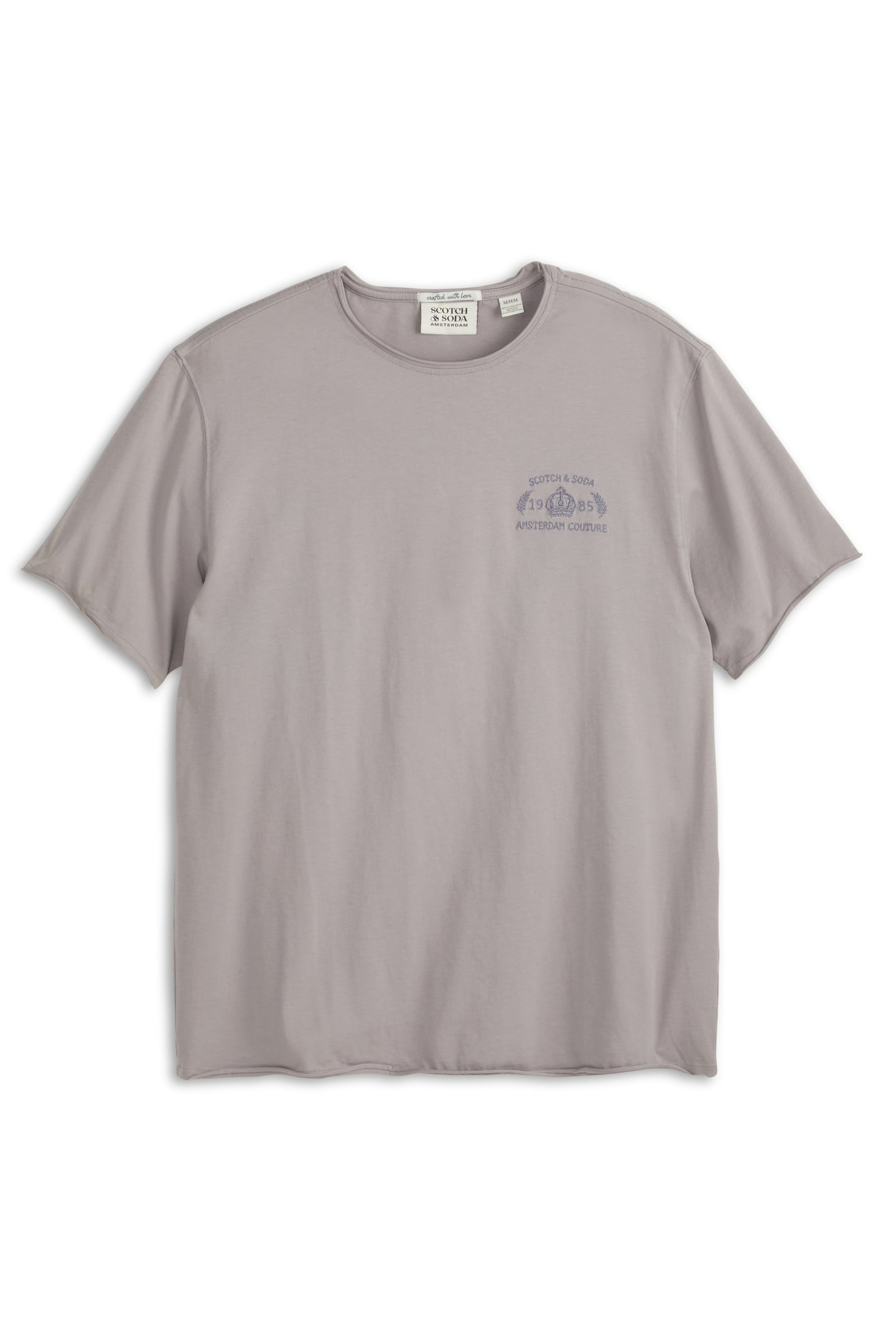 SS ROLL NECK TEE GULL 1