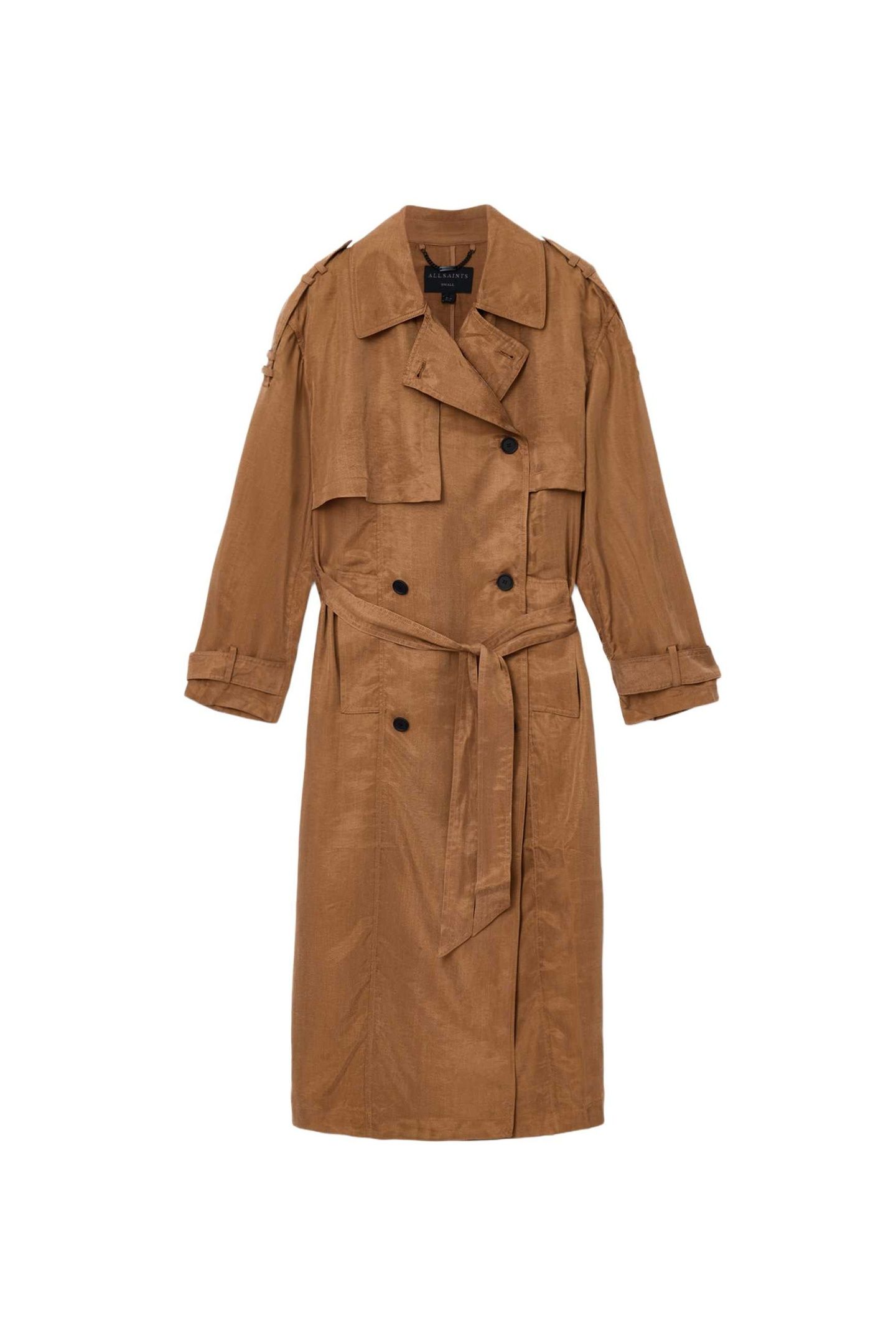 LINNIE TRENCH CARAMEL CAFE BROWN 6