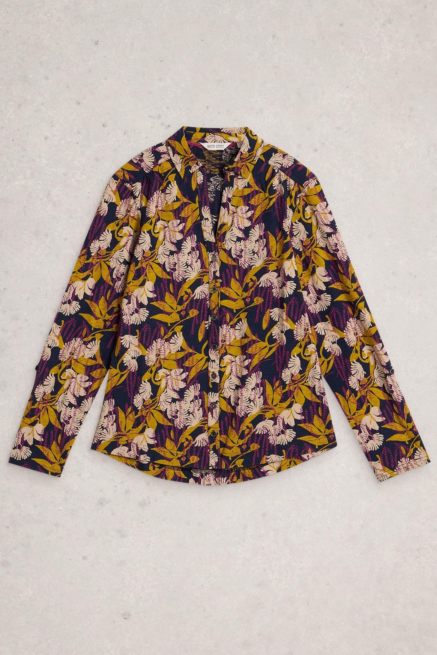ANNIE JERSEY SHIRT NAVY MULTI 4