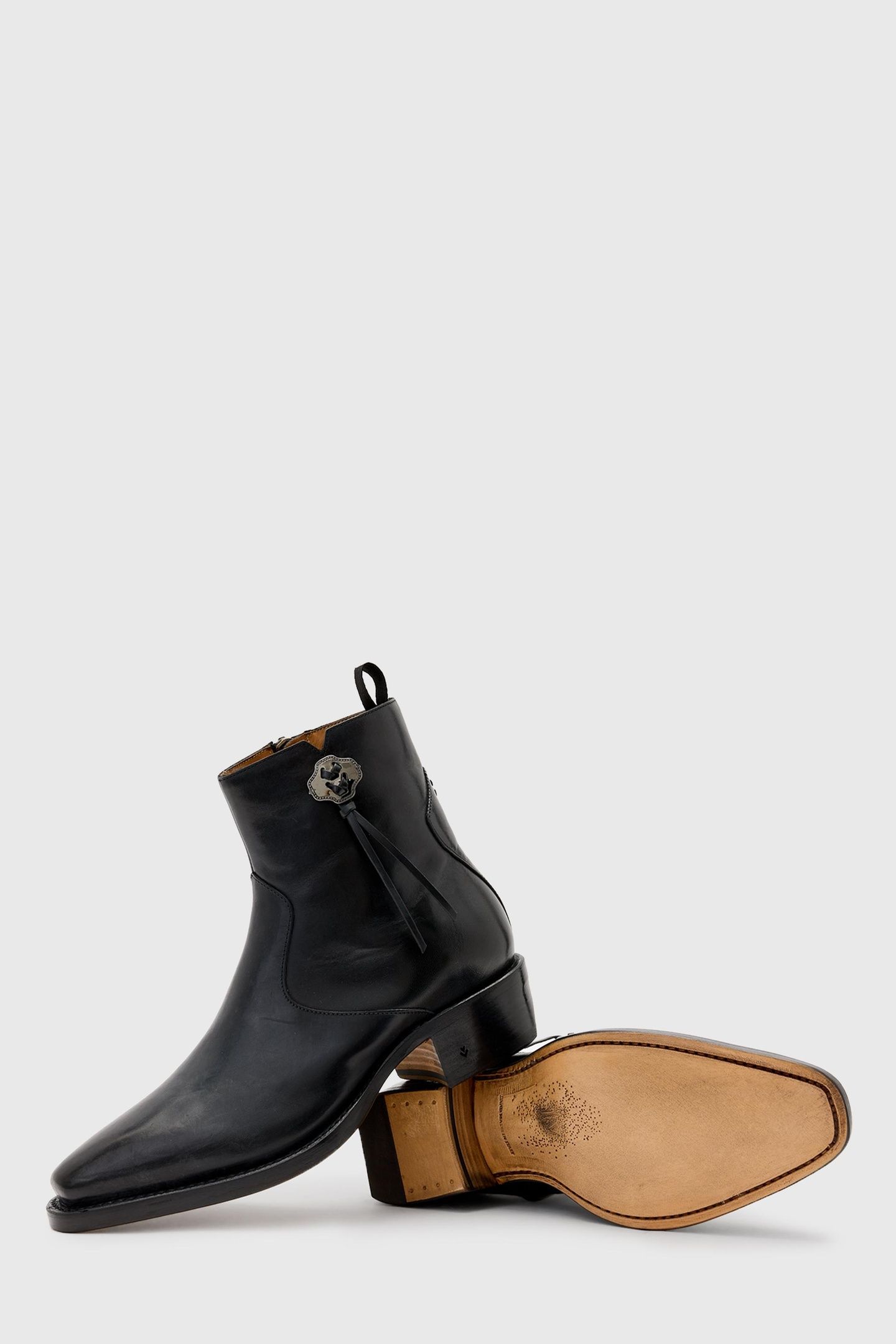 WALKER TASSLE ZIP BOOT BLACK 2