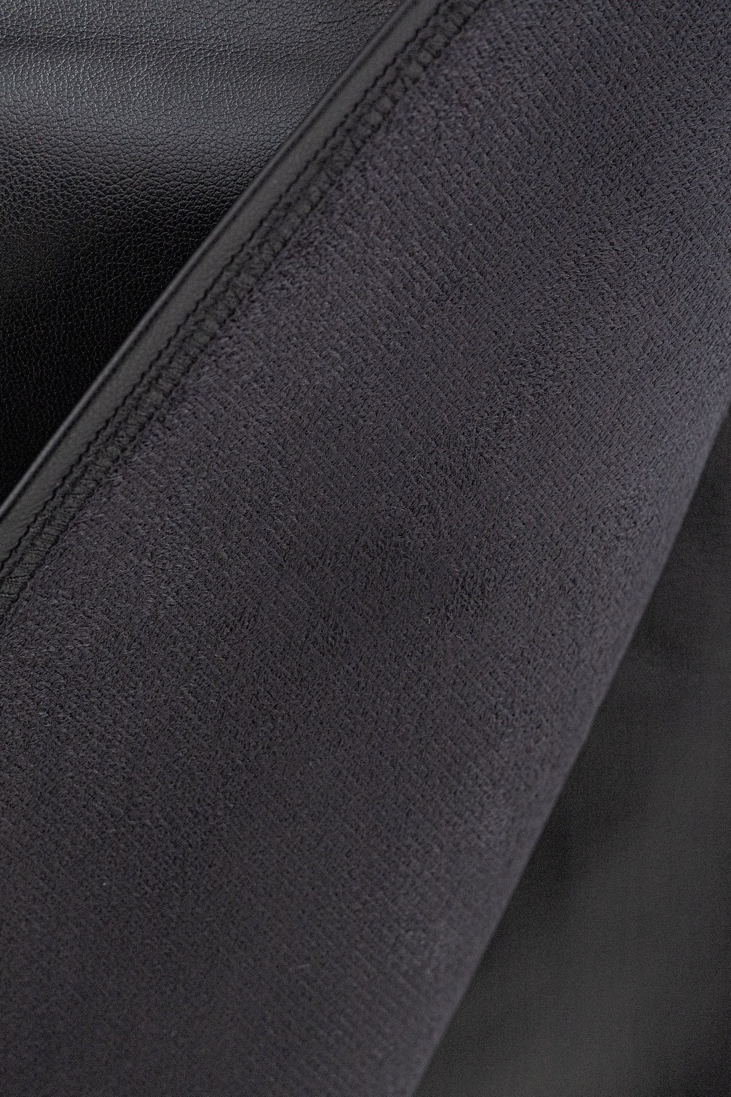 BLACK PENCIL WRAP SKIRT 8