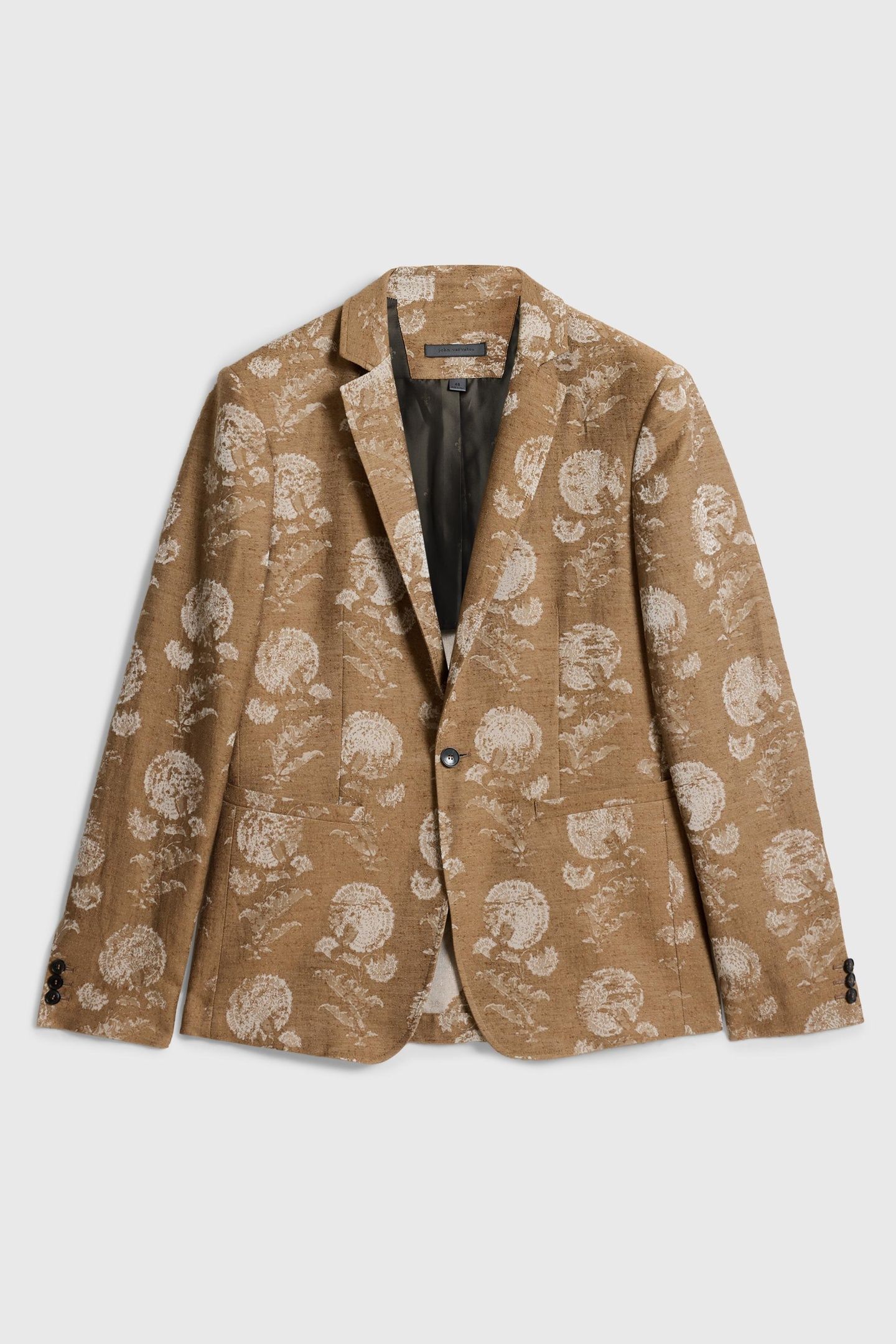 ONE BUTTON SKINNY NOTCH LAPEL SOFT JACKE COPPER 2