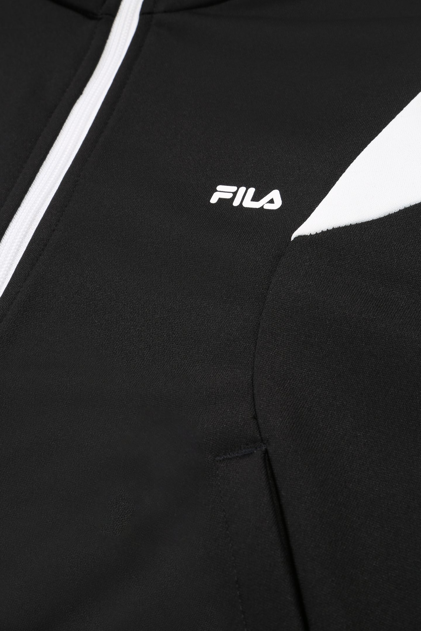 RIVOLI REGULAR BLOCKED TRACK JACKET BLACK-BRIGHT WHITE 7