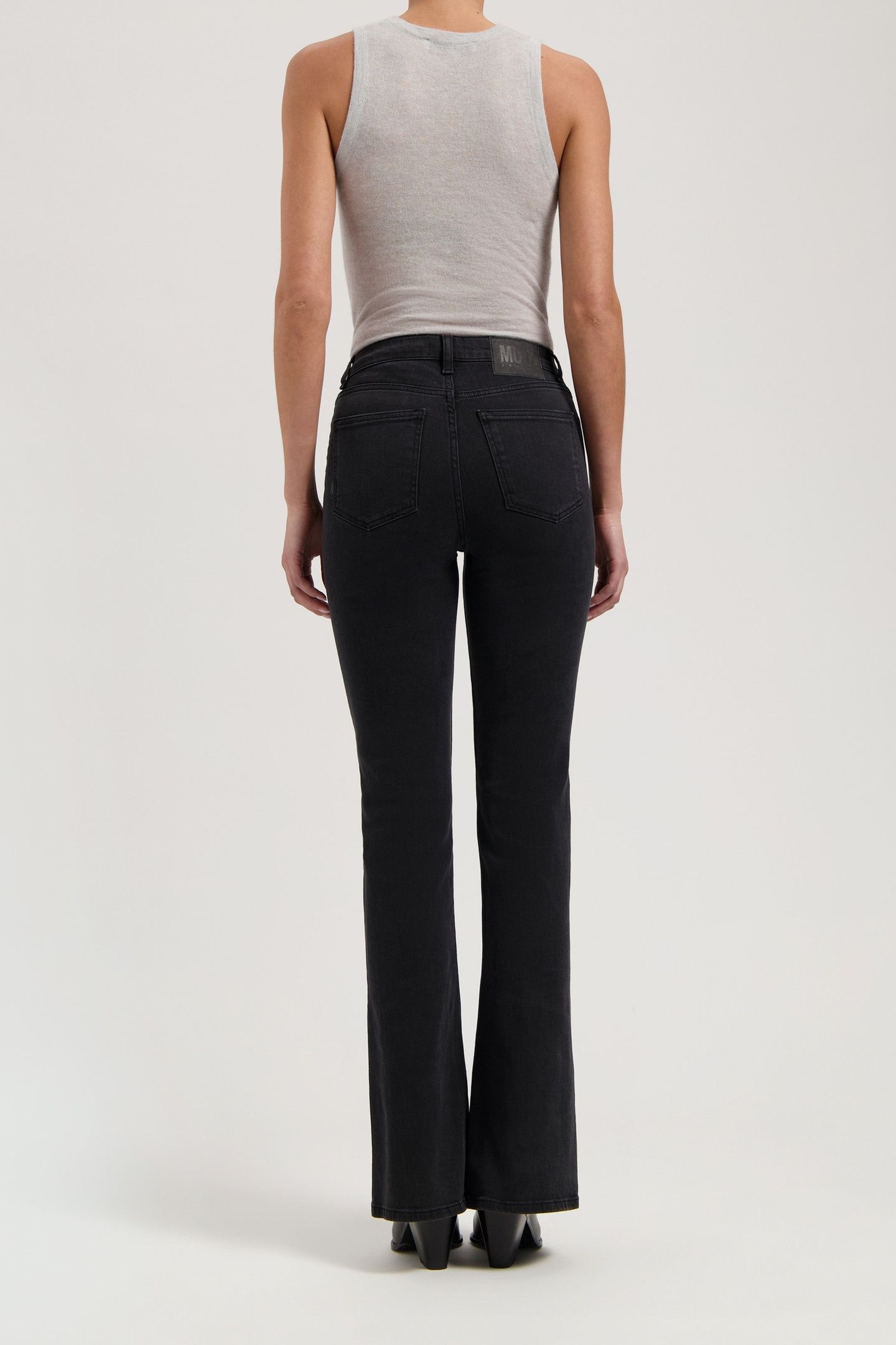 ISY HIGH FLARED STONE BLACK 3