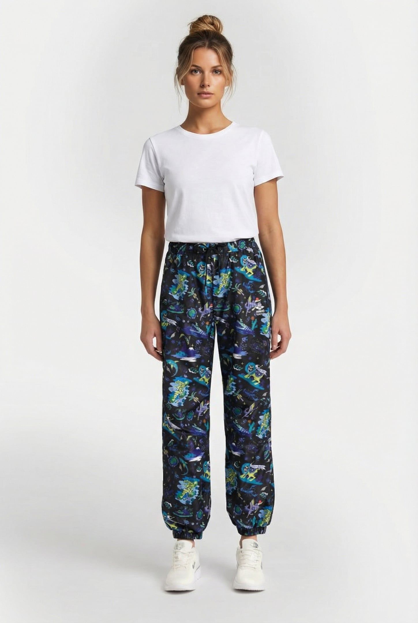 WOMEN'S ARENA FUN PLANET PANT BLACK MULTI 1