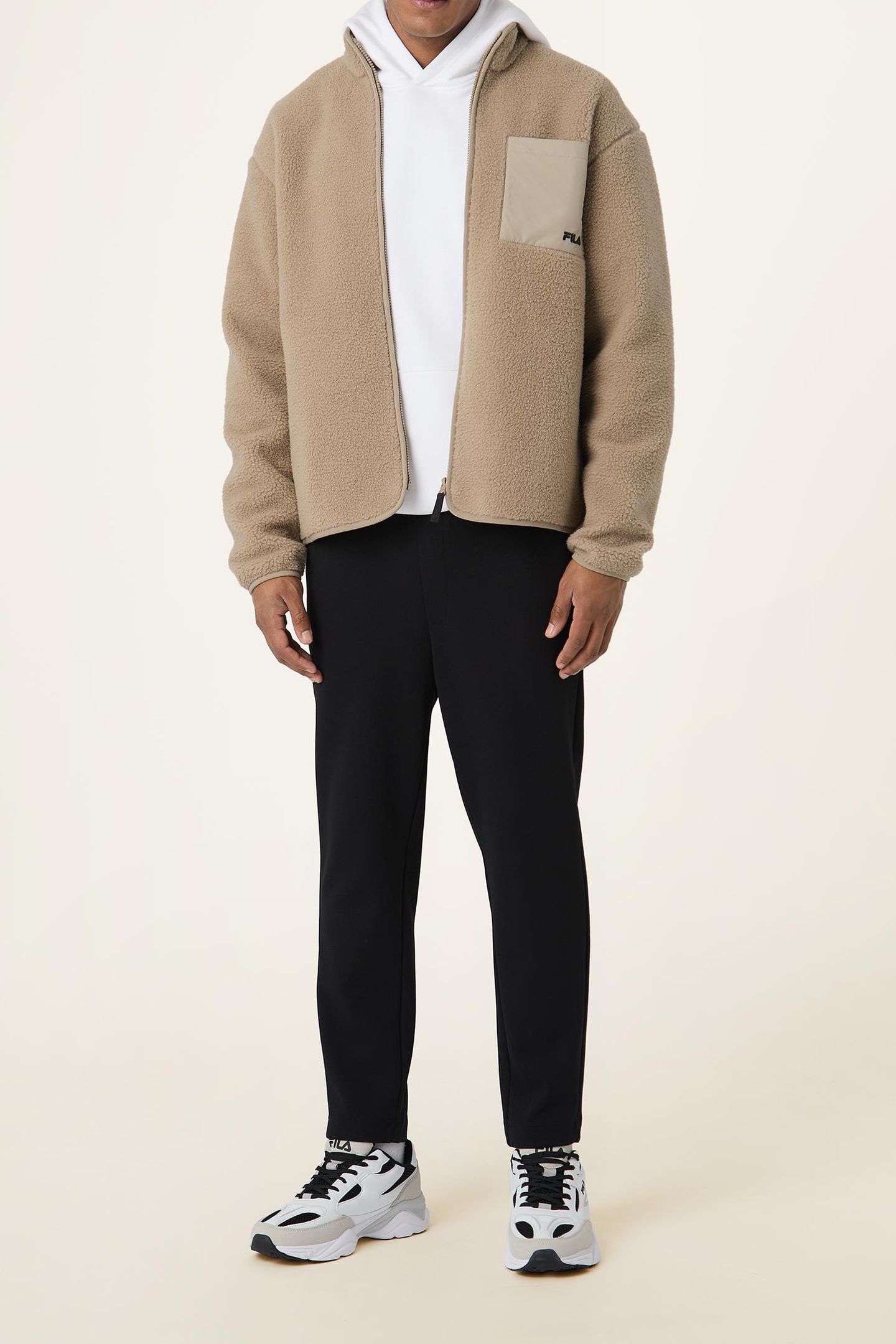 VALGRANA REGULAR TEDDY FLEECE JACKET WEATHERED TEAK 2