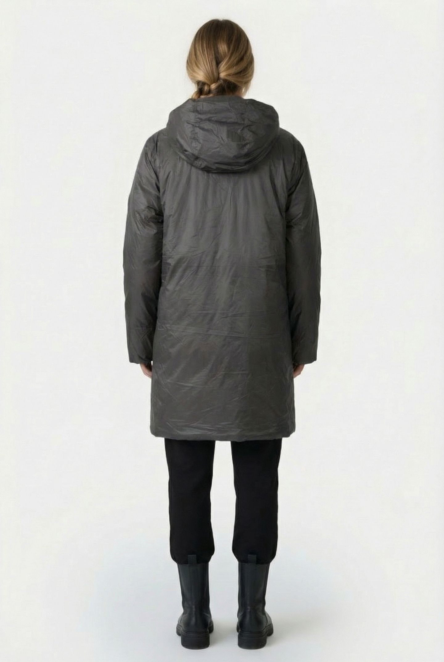 UNISEX KEVO LONG PUFFER JACKET W4T4 GREY 3