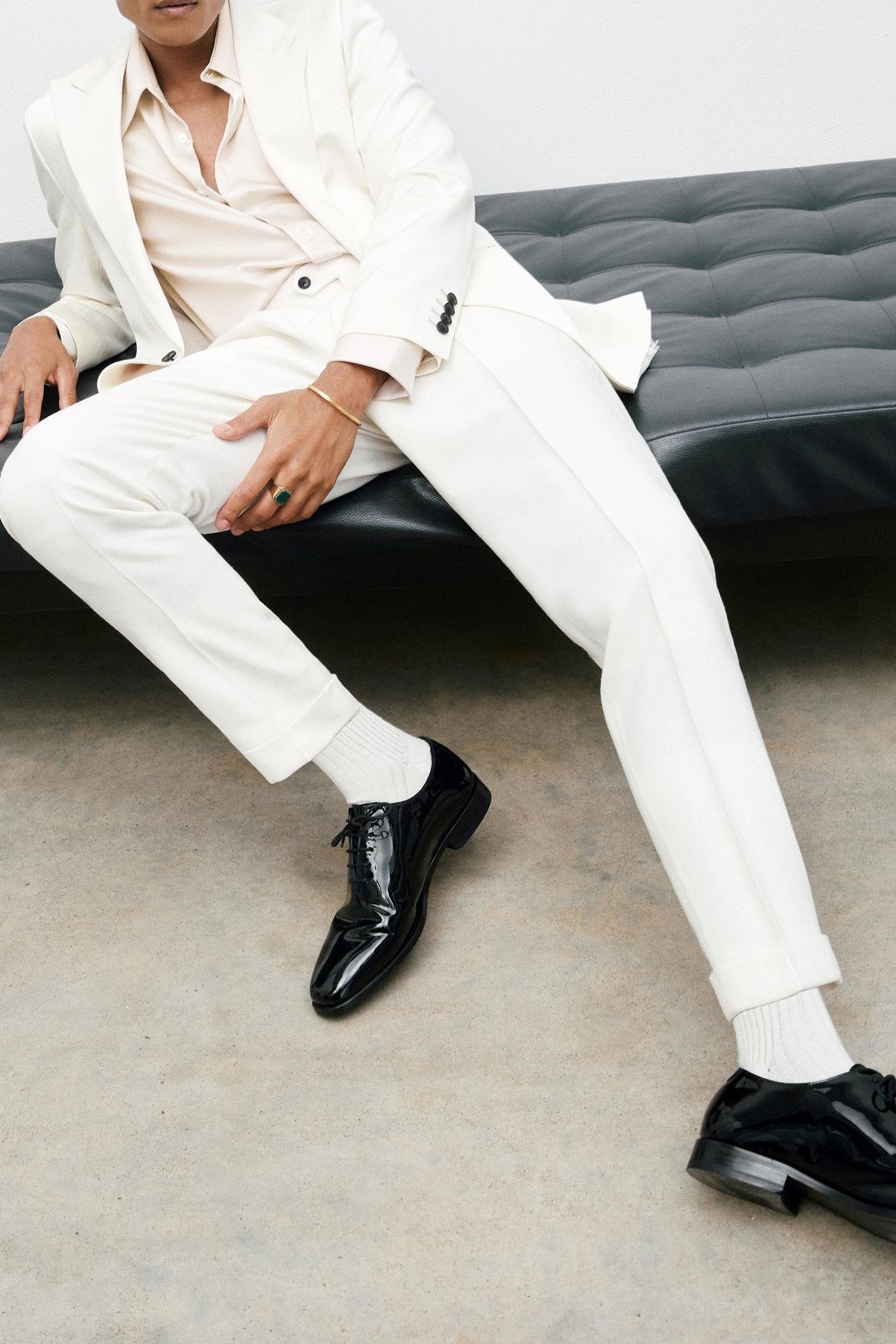 SB 1B PEAK TEXTURE BLAZER IVORY 8