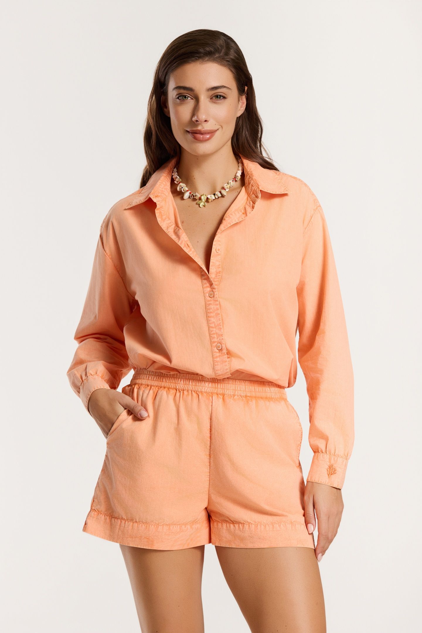 MACIE SHORTS ORANGE PEACH 3