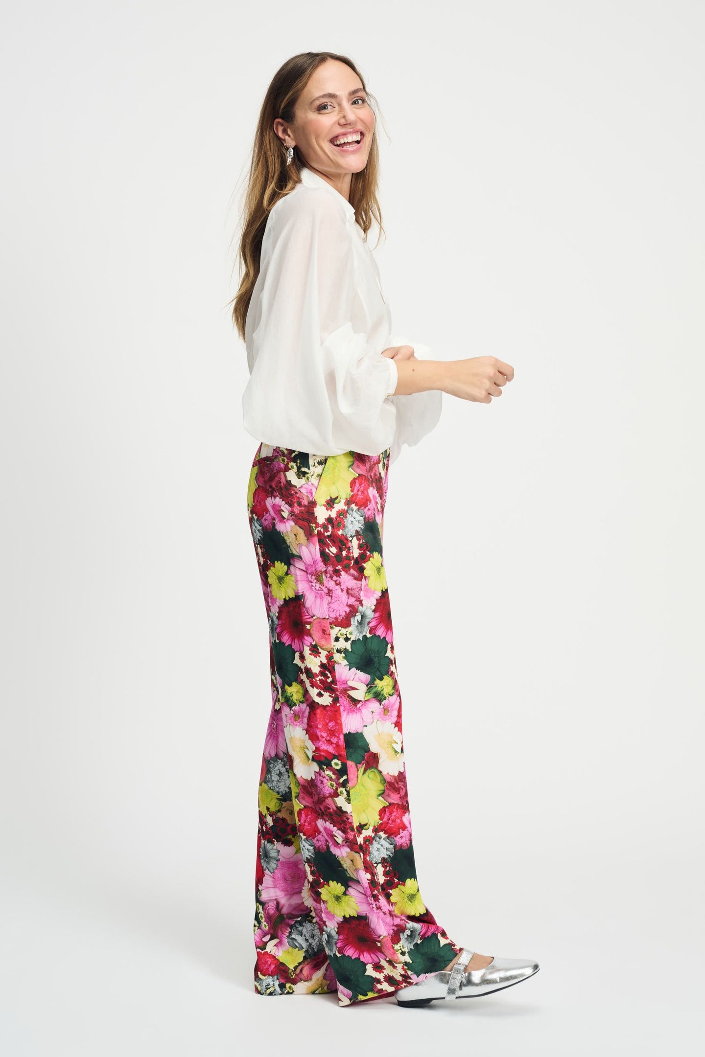 PANTS - SATIN LOVE BOUQUET MULTI COLOUR 4
