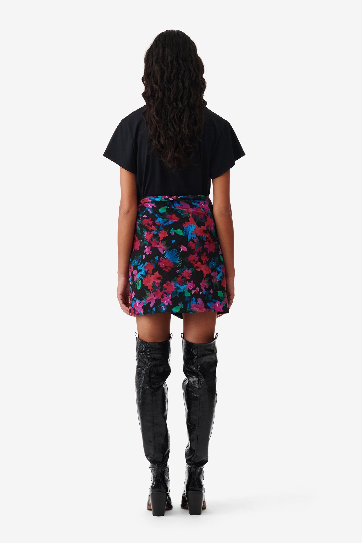 MELISSA SKIRT BLACK MULTICO 2
