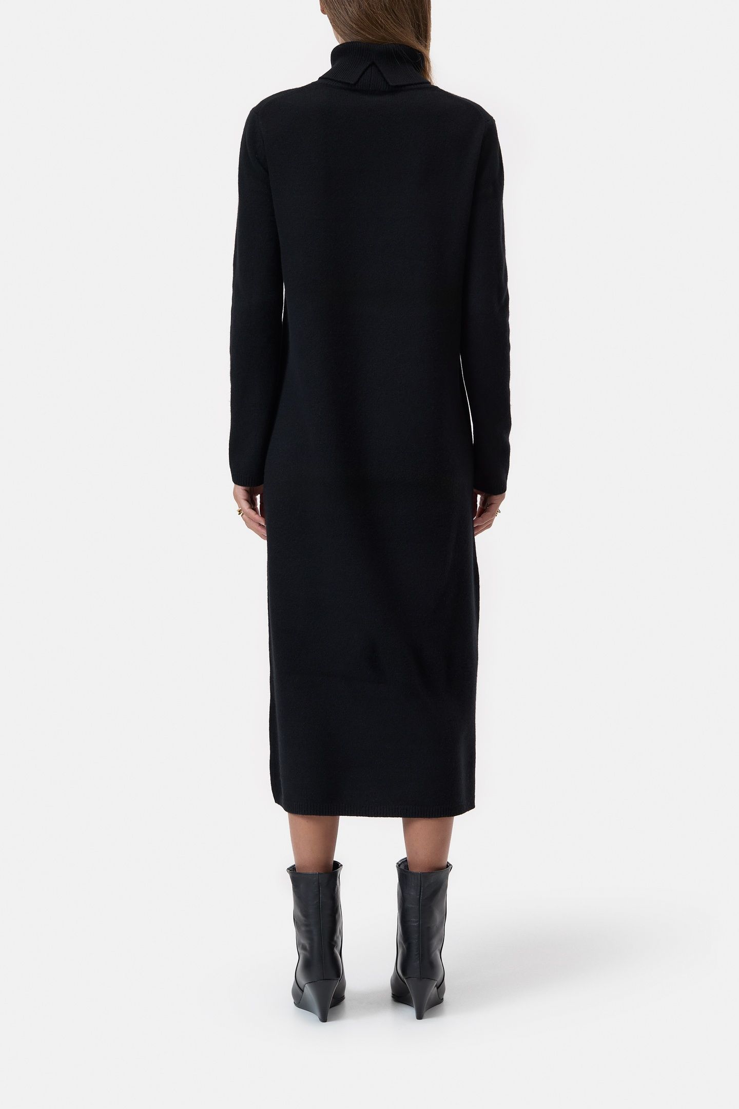 ROLLI DRESS EXTRA LONG DRESSES BLACK 2
