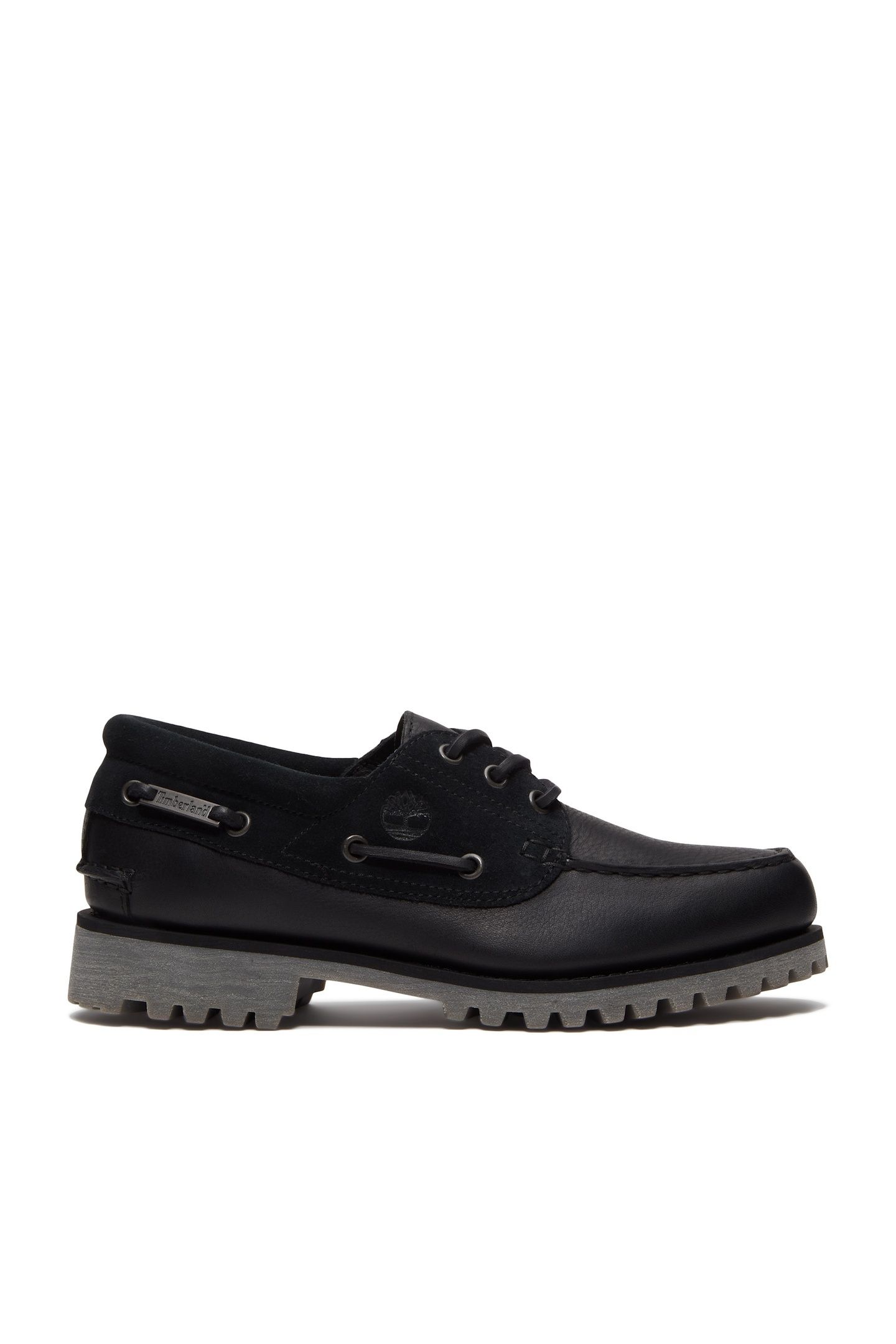 AUTHENTIC BOAT SHOE BLACK FULL GRAIN W BLACK 1