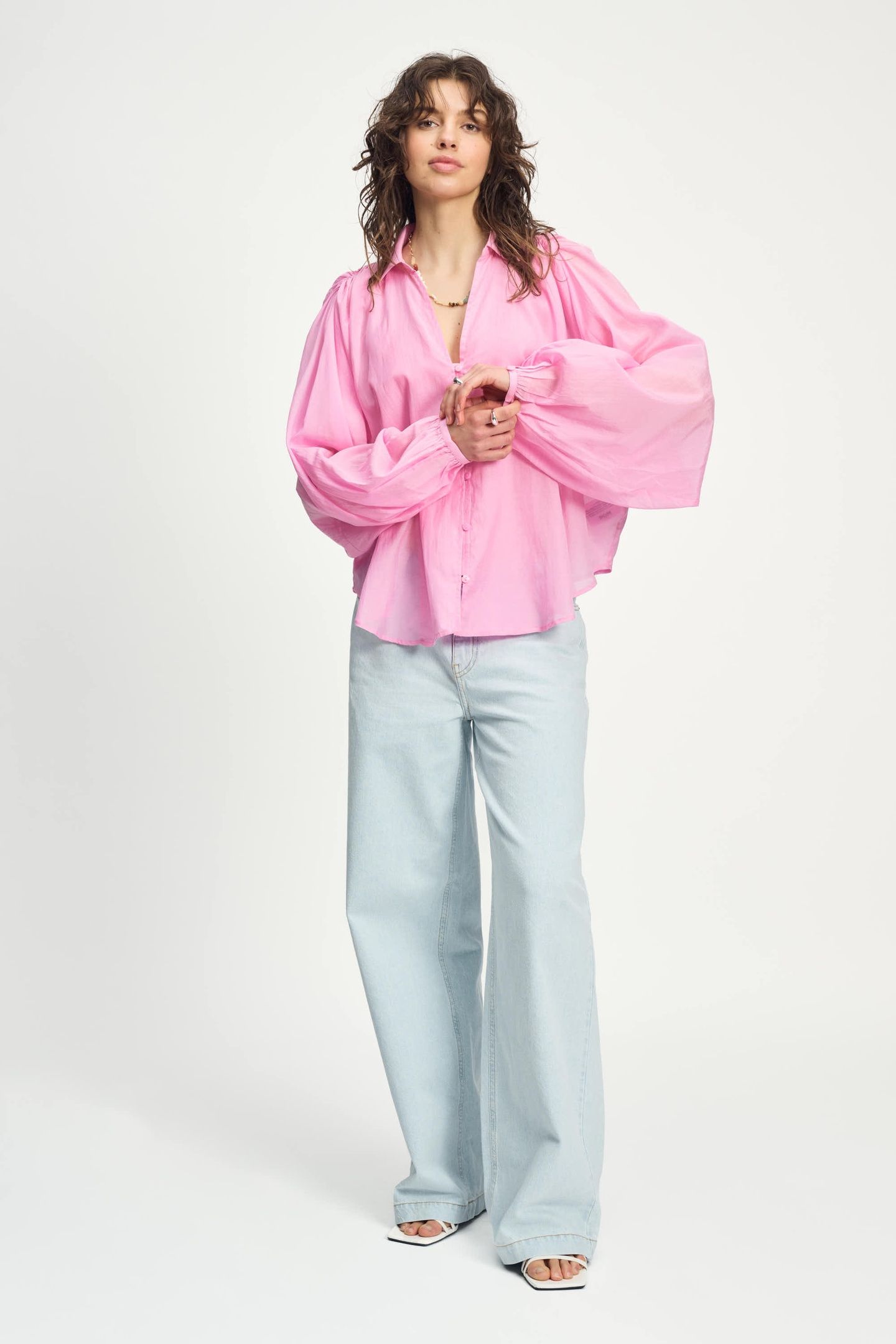 BLOUSE - LENA ROSE PINK 2