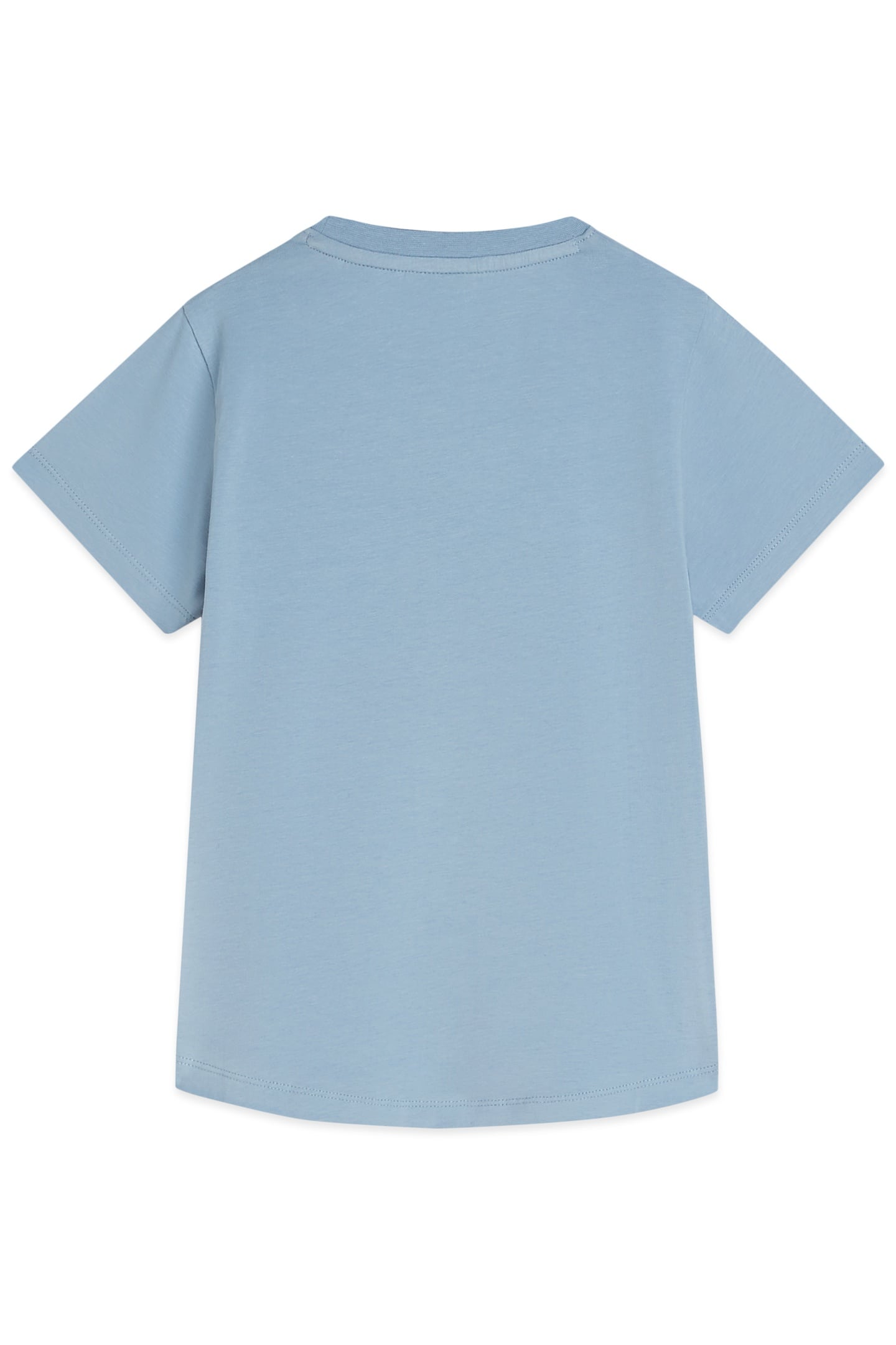 GIRLS BABY SHORT SLEEVE TEE FADED DENIM 2