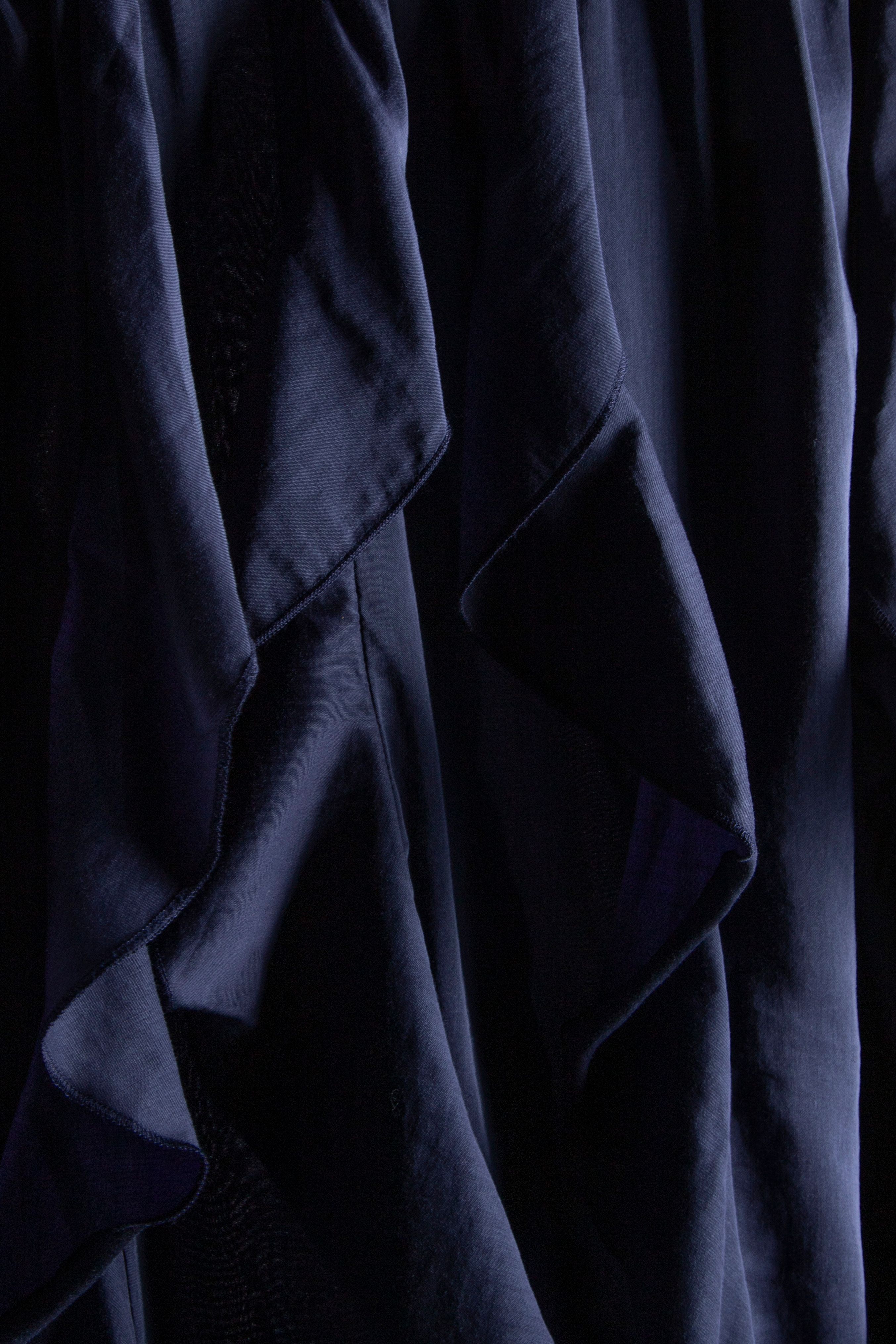 TOP COTTON VISCOSE NAVY NOIR 4