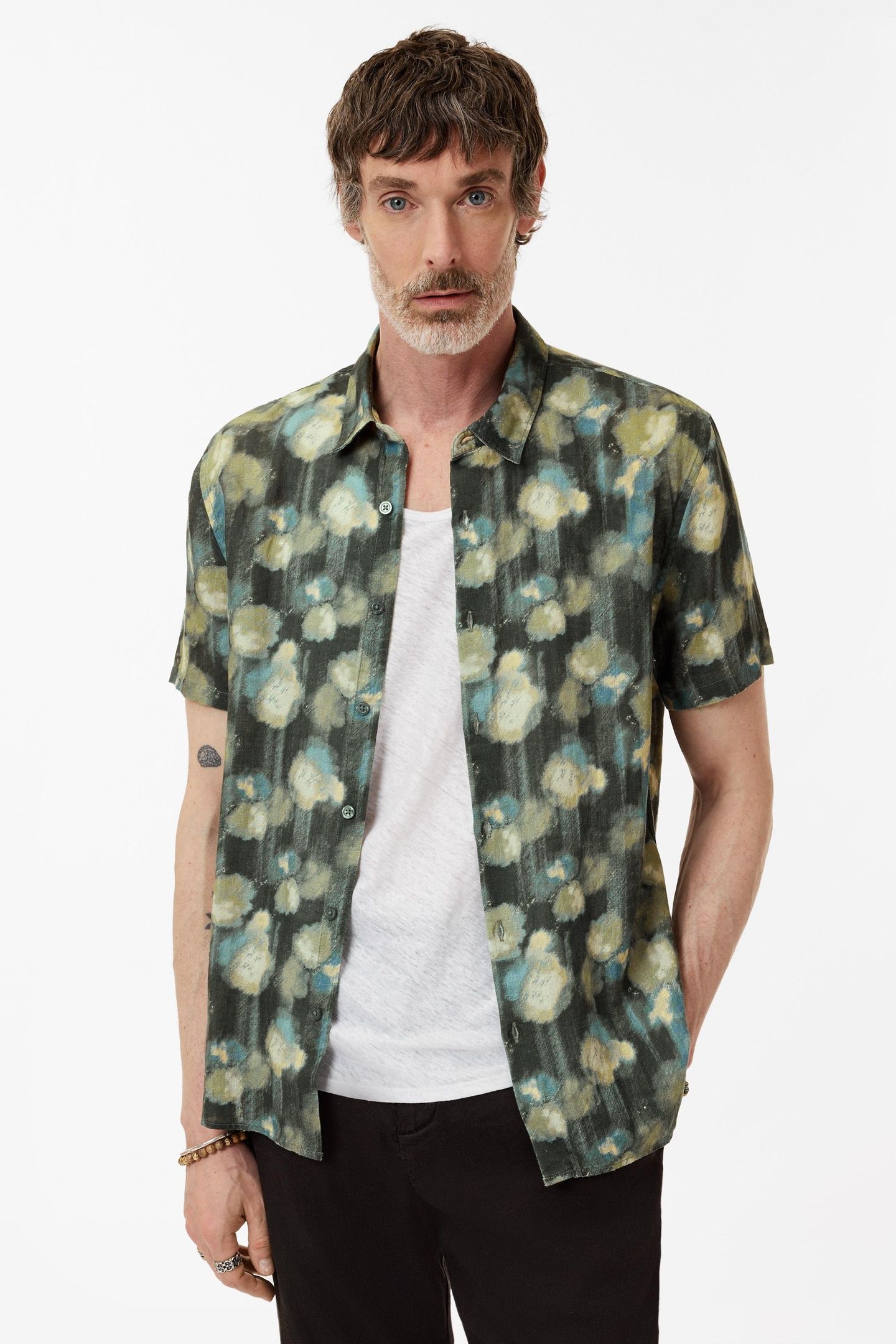 SEAN SHORT SLEEVE SHIRT MOSS 1