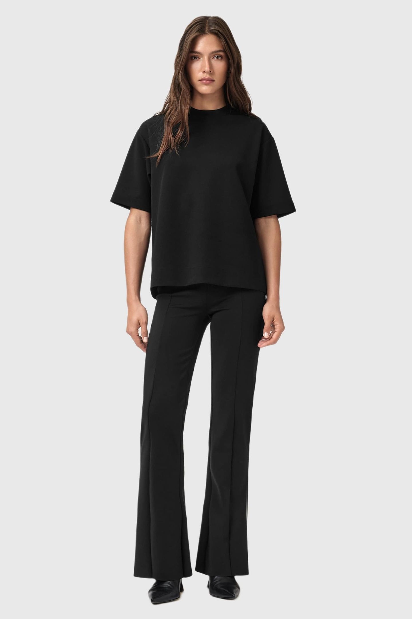 REBECCA ZIP TROUSER BLACK 2