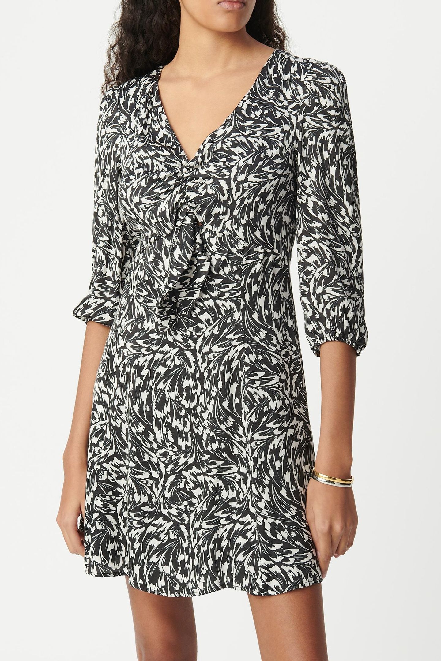 LENZING™ ECOVERO™ MINIMAL FLOWER BOW DRESS 2