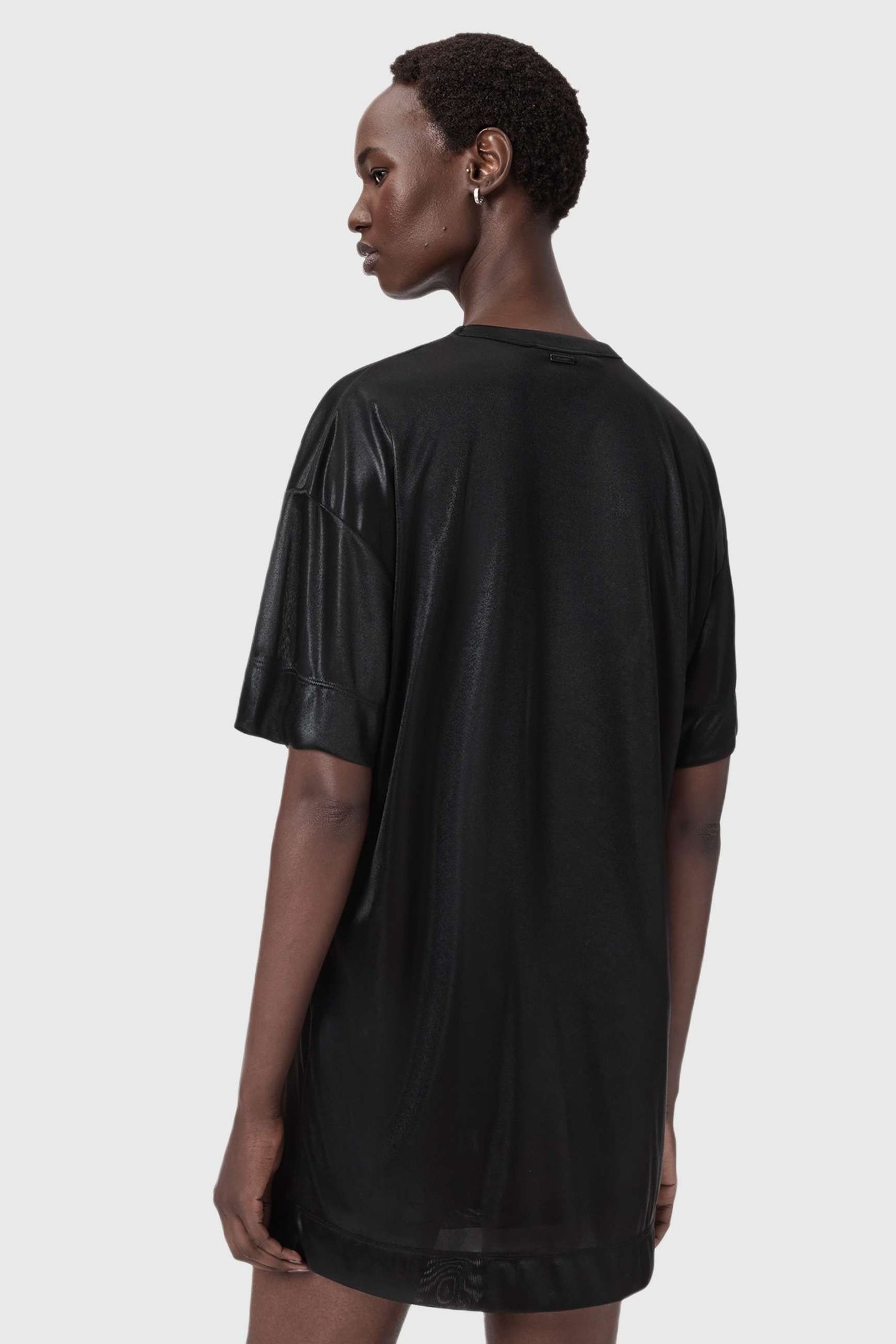 SPARKLE TEE DRESS BLACK 4