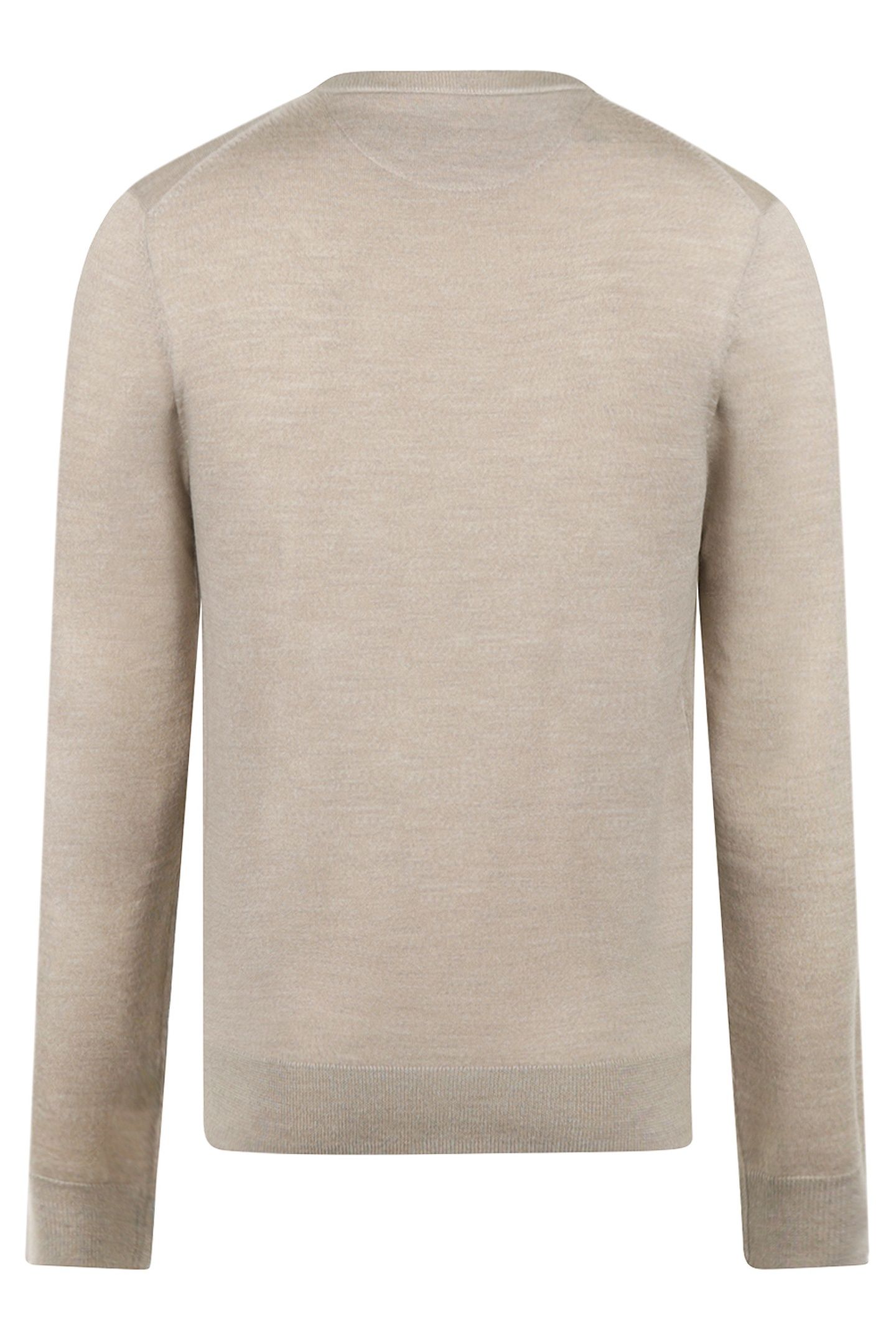 EXTRA FINE MERINO C-NECK SWEATER SAND 2