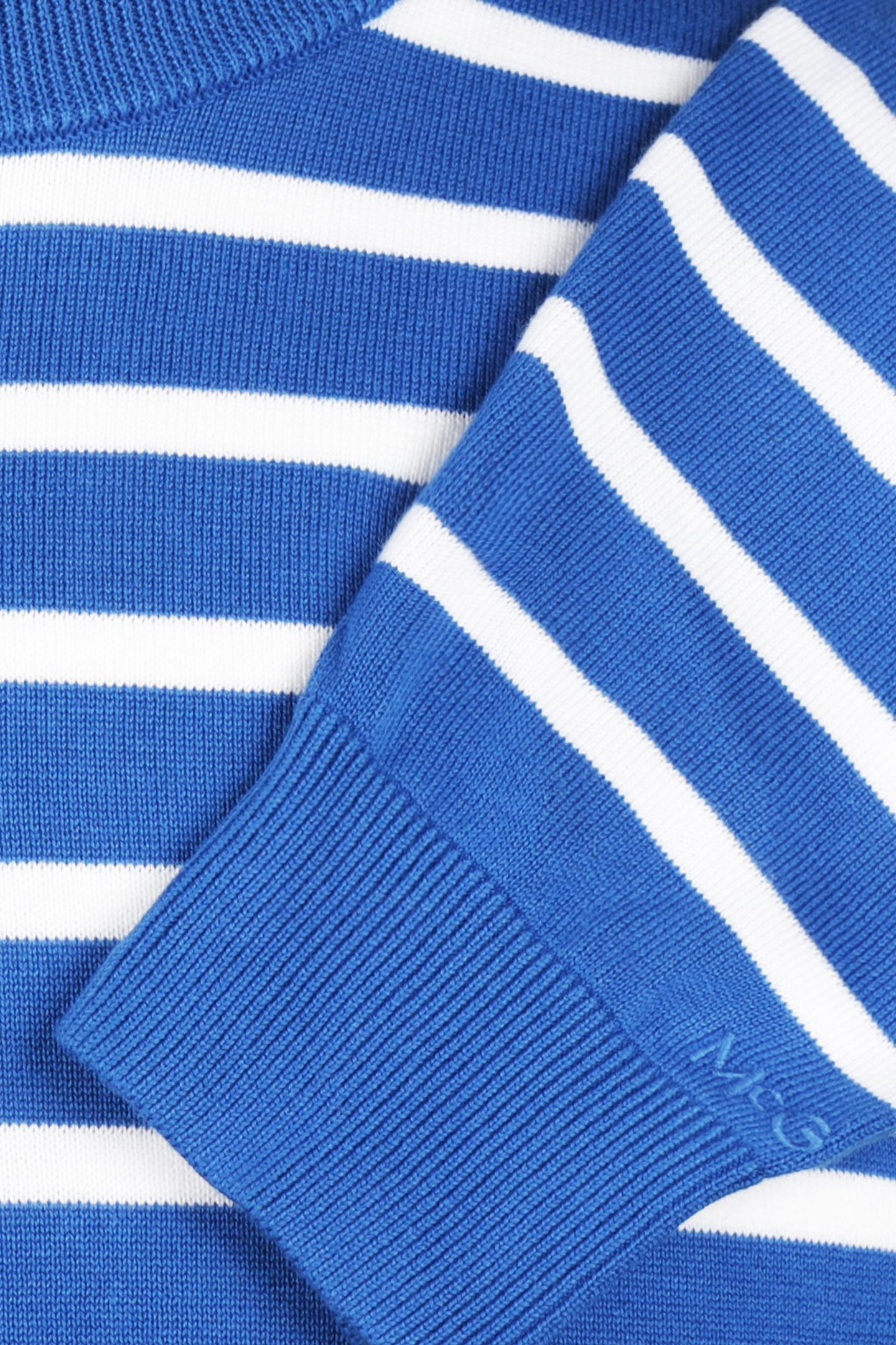 C-NECK STRIPED SWEATER KOBALT 4