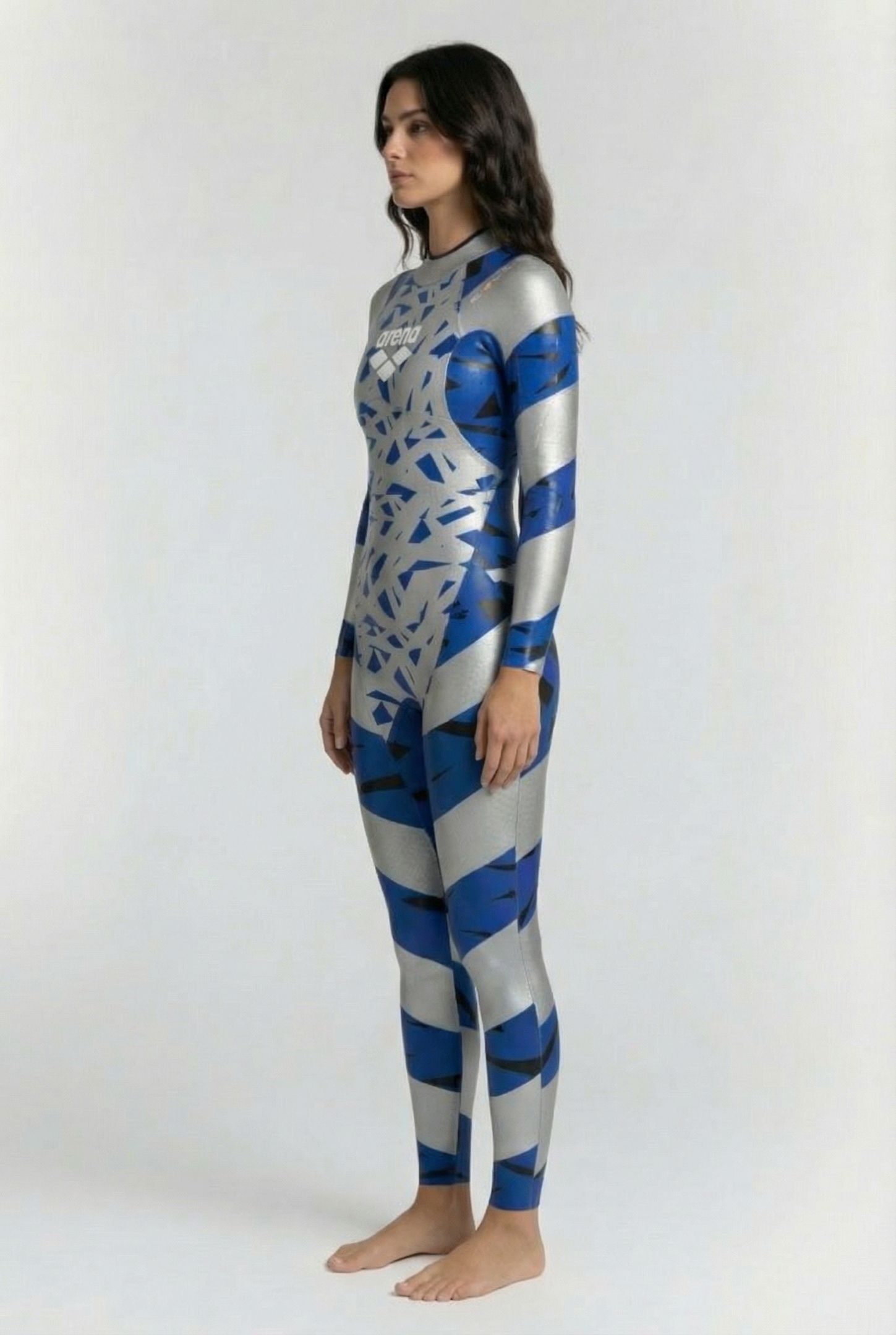 W CARBON WETSUIT SILVER BLUE 3
