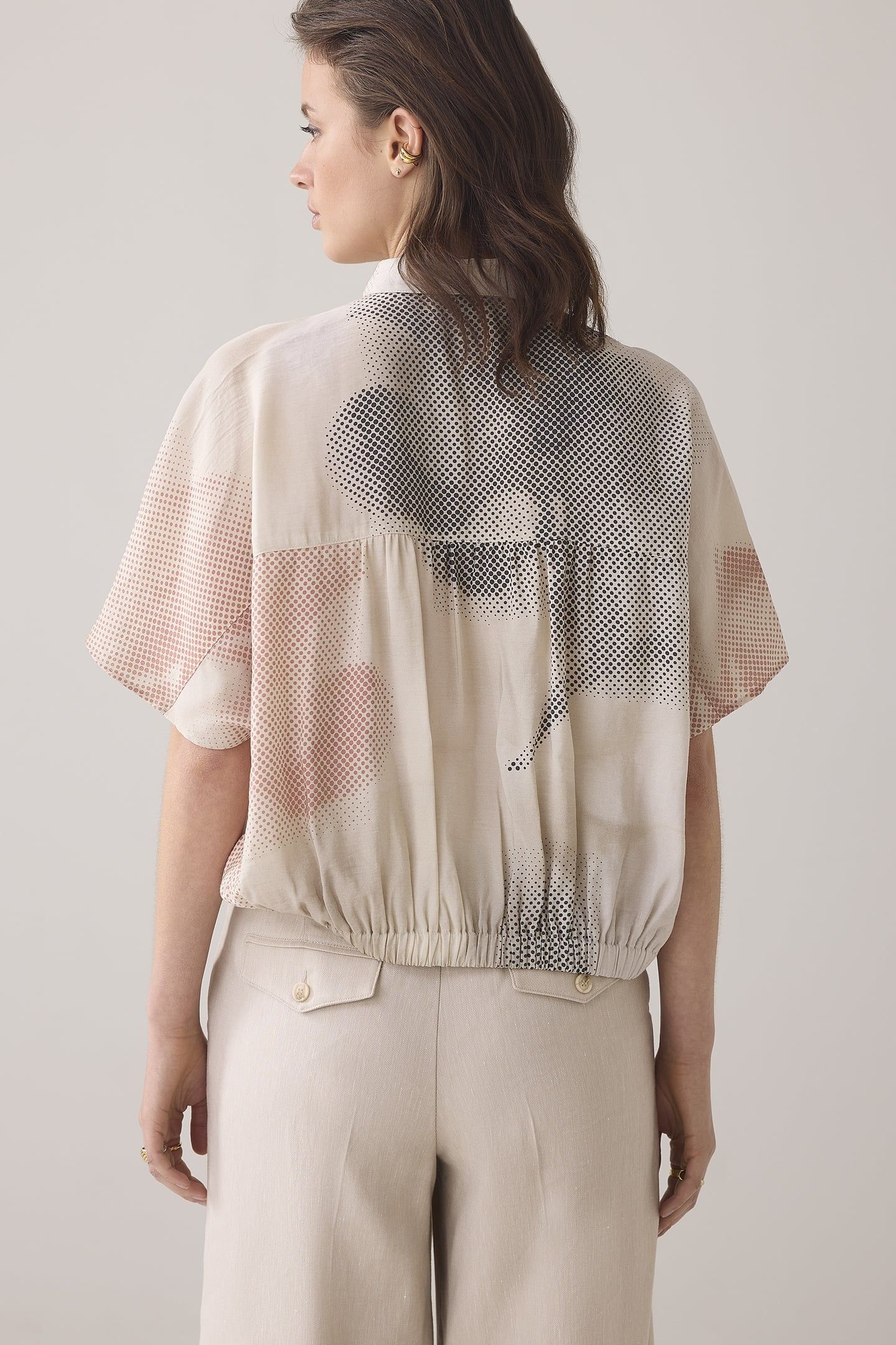 BLOUSE BATSLEEVES CLOUDS & DOTS MULTICOLOUR 3