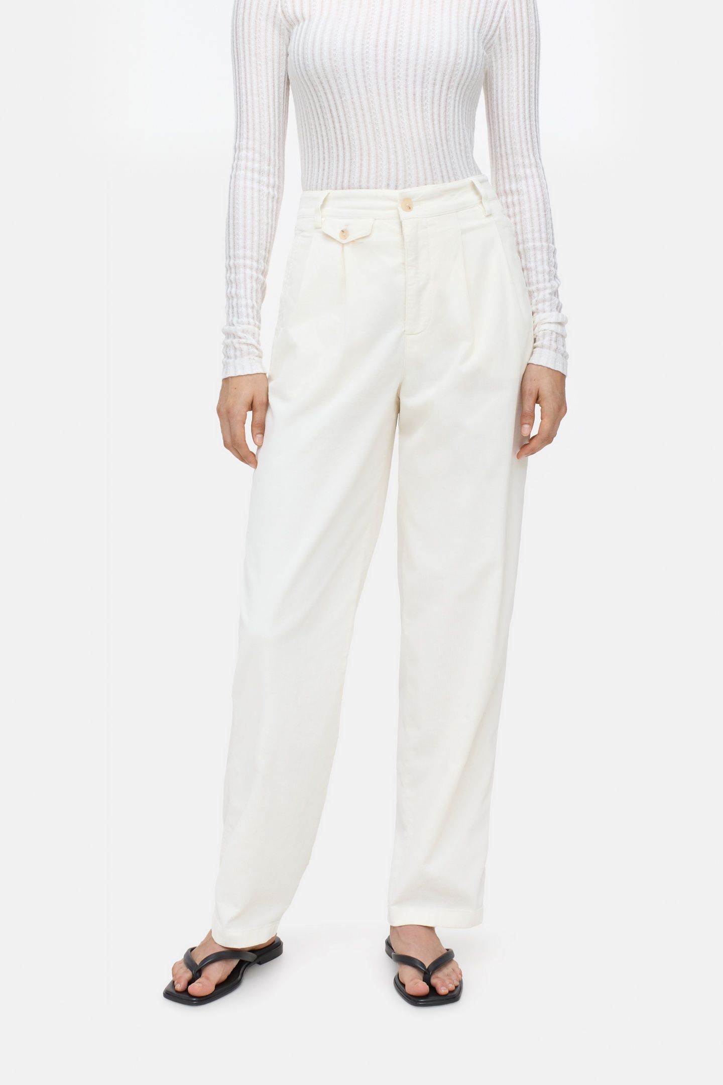 RHOONE PANTS IVORY 1