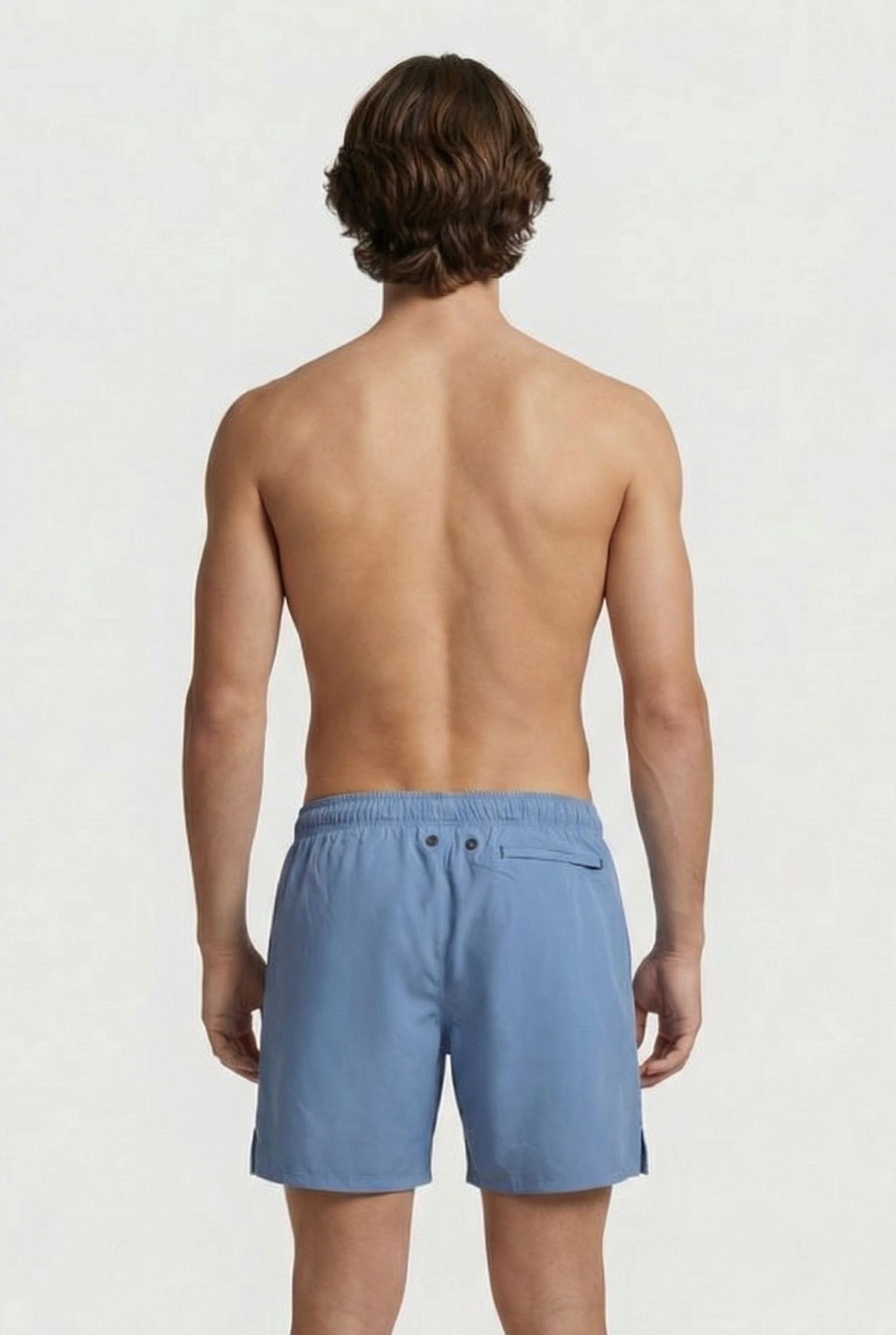 MEN'S ARENA EVO BEACH BOXER LOGO GREY BLUE 2